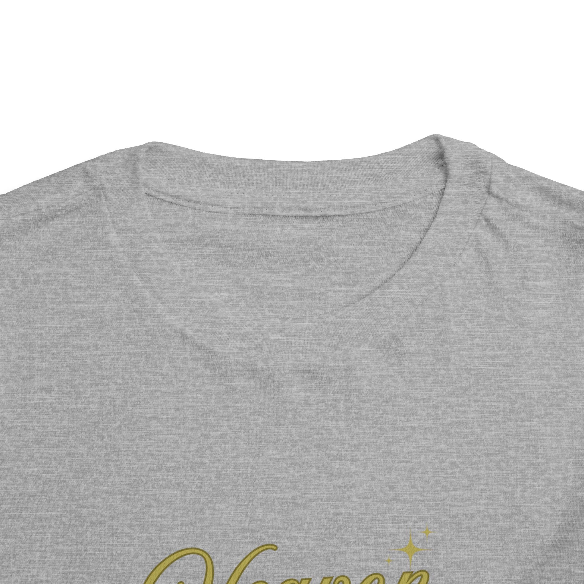 Heaven Sent Toddler Tee — Gold Script Baby Shirt