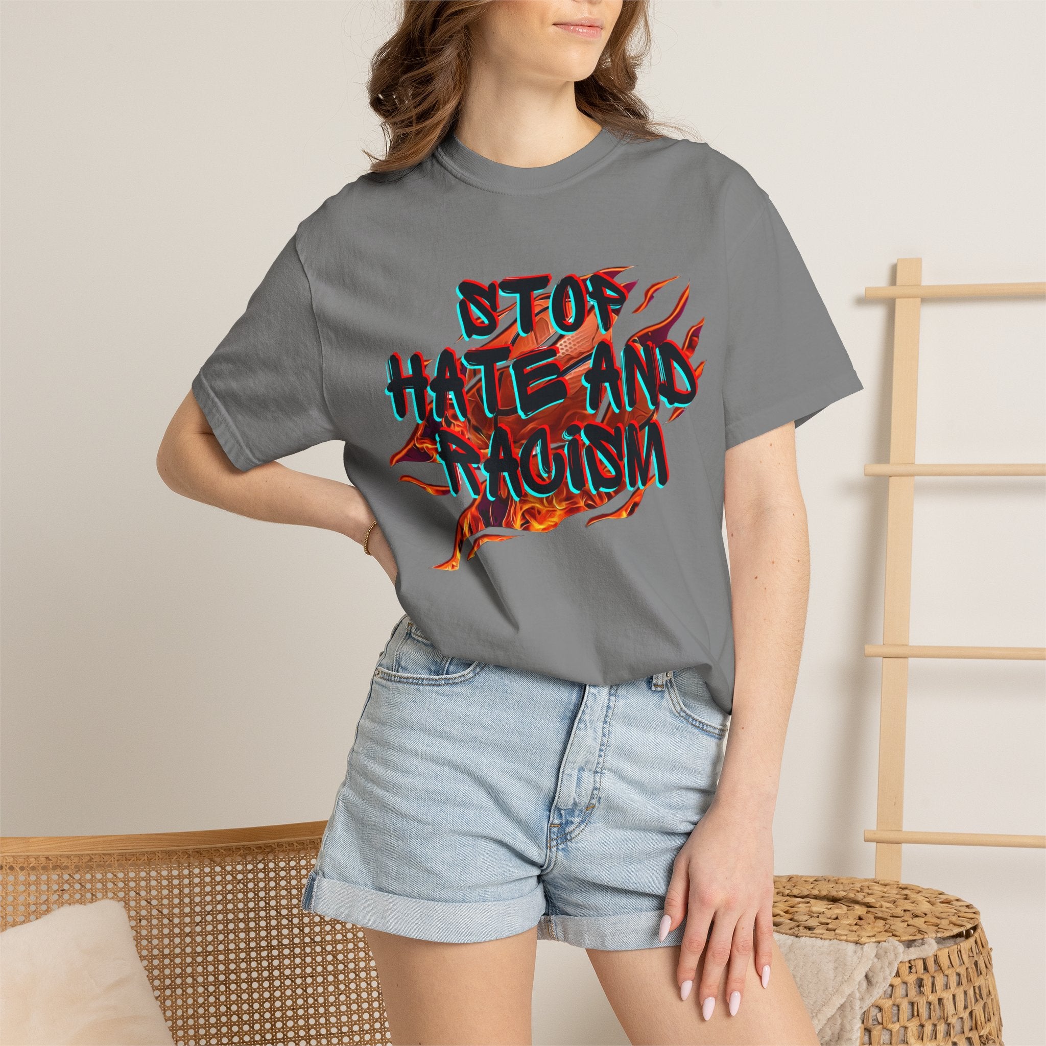 Stop Hate and Racism T-Shirt