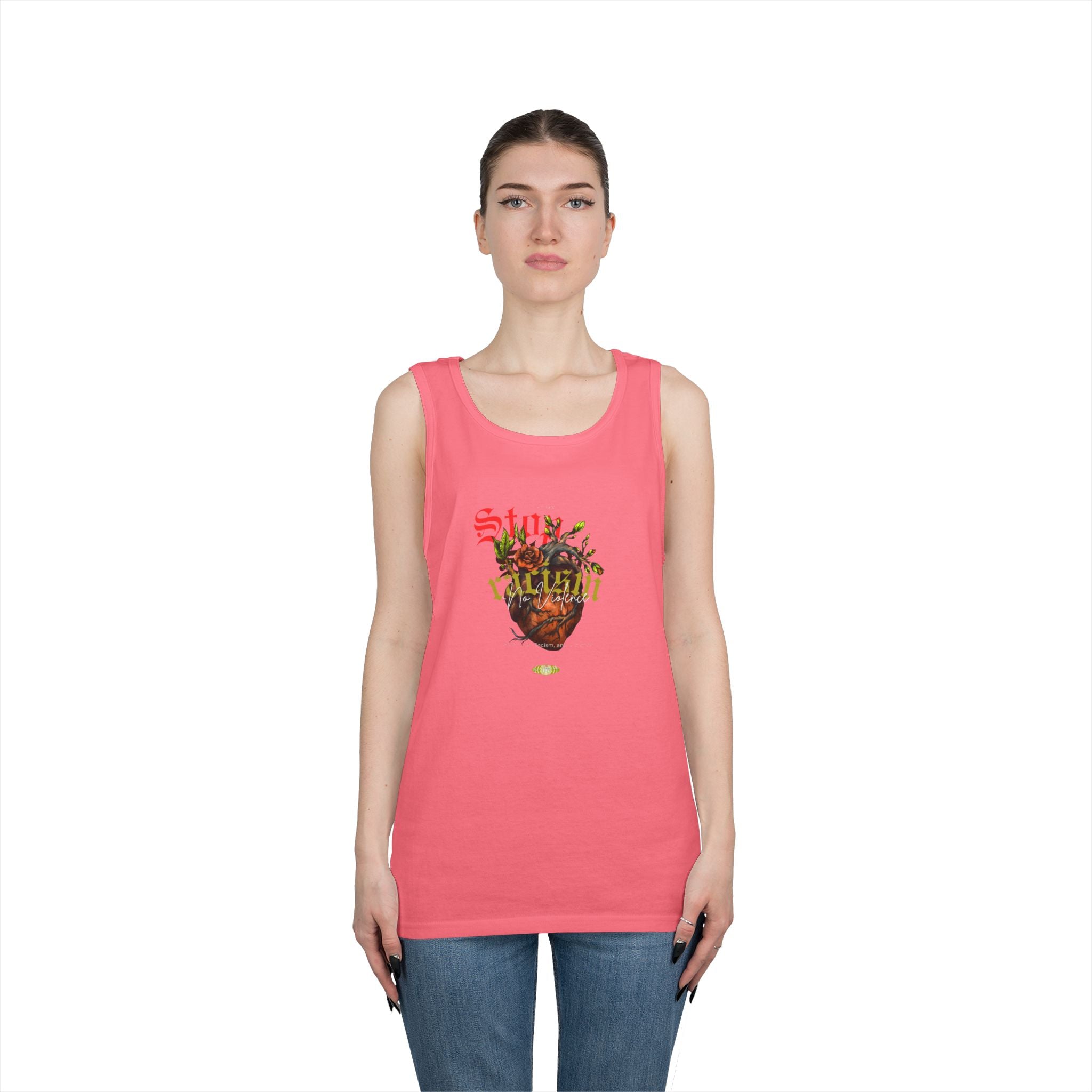 Sunlight Heart Graphic Tank Top