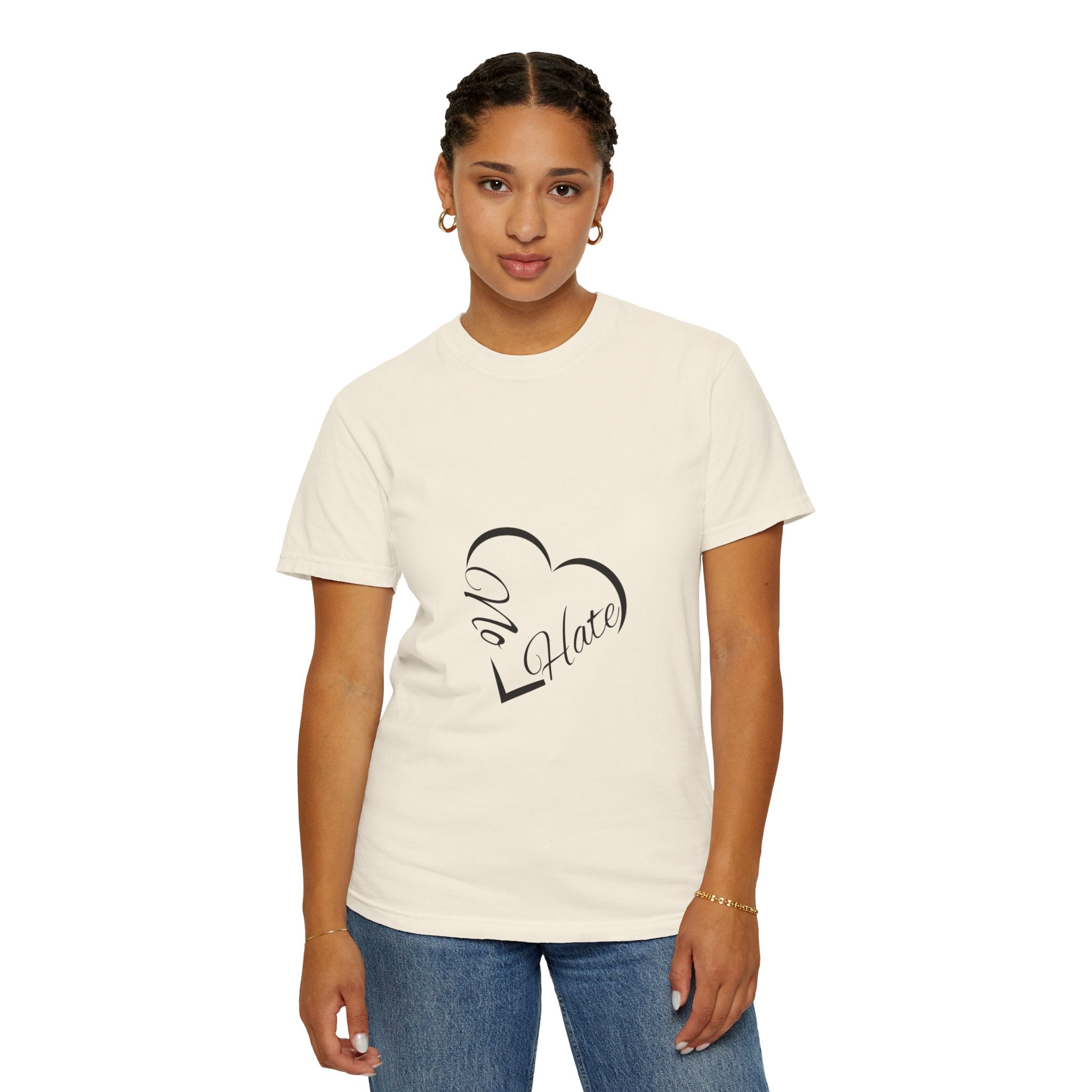 No Hate Heart T-Shirt — Anti-Hate Graphic Tee