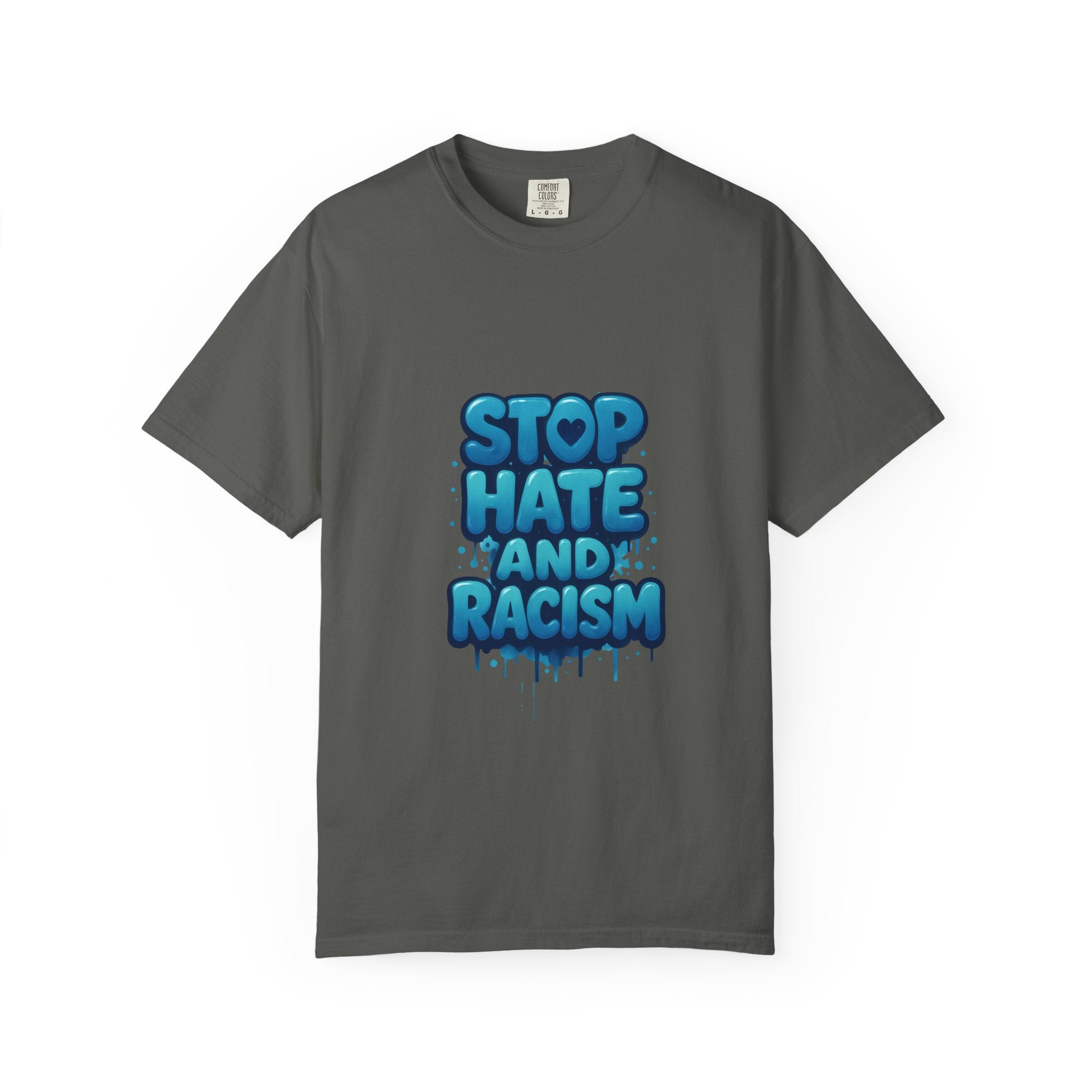 Stop Hate and Racism T-Shirt — Bold Anti-Racism Graphic Tee