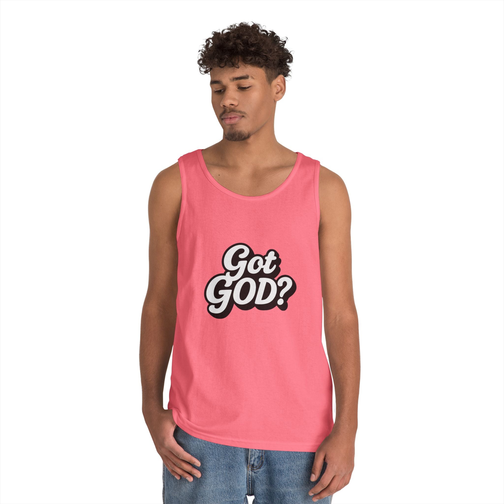 Got God? Tank Top — Retro Script Faith Graphic Tank
