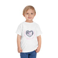 Toddler Tee — Cute Heart Unicorn "So Little, So Fierce and Magical"