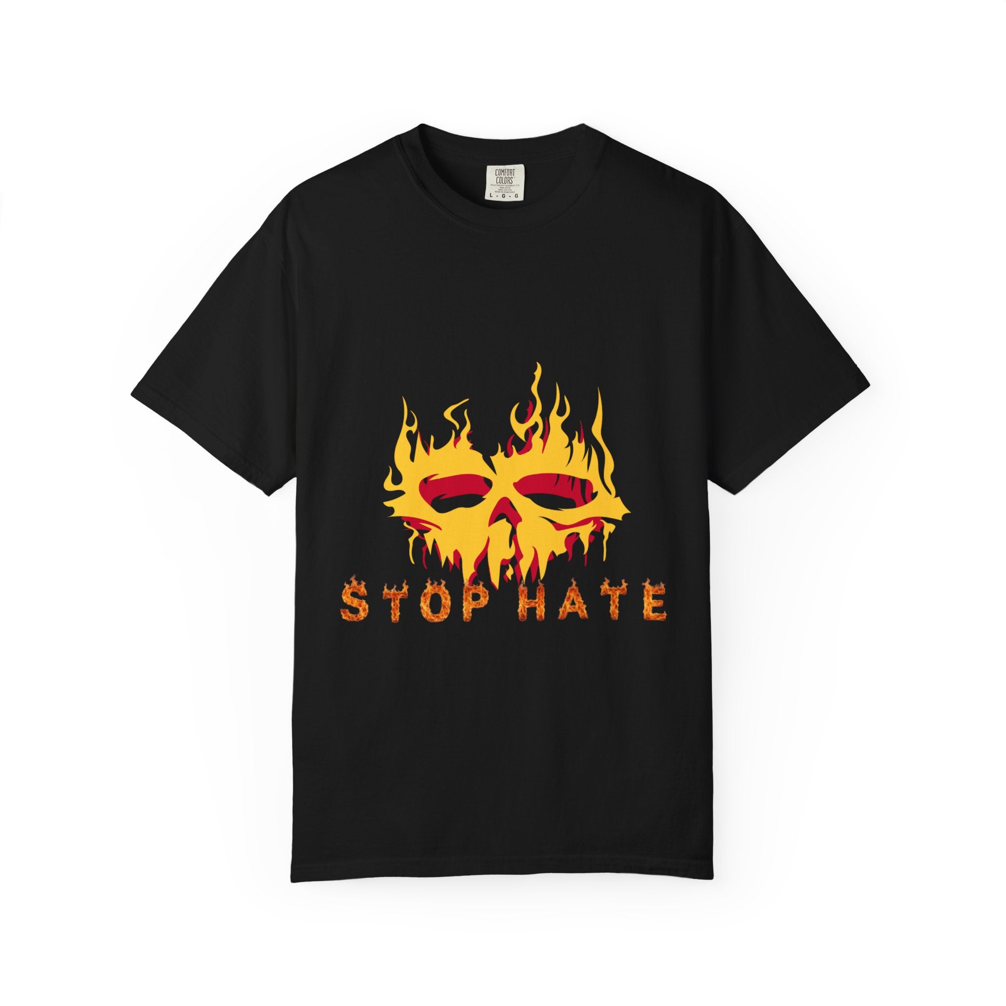 Stop Hate Flame Mask T-Shirt