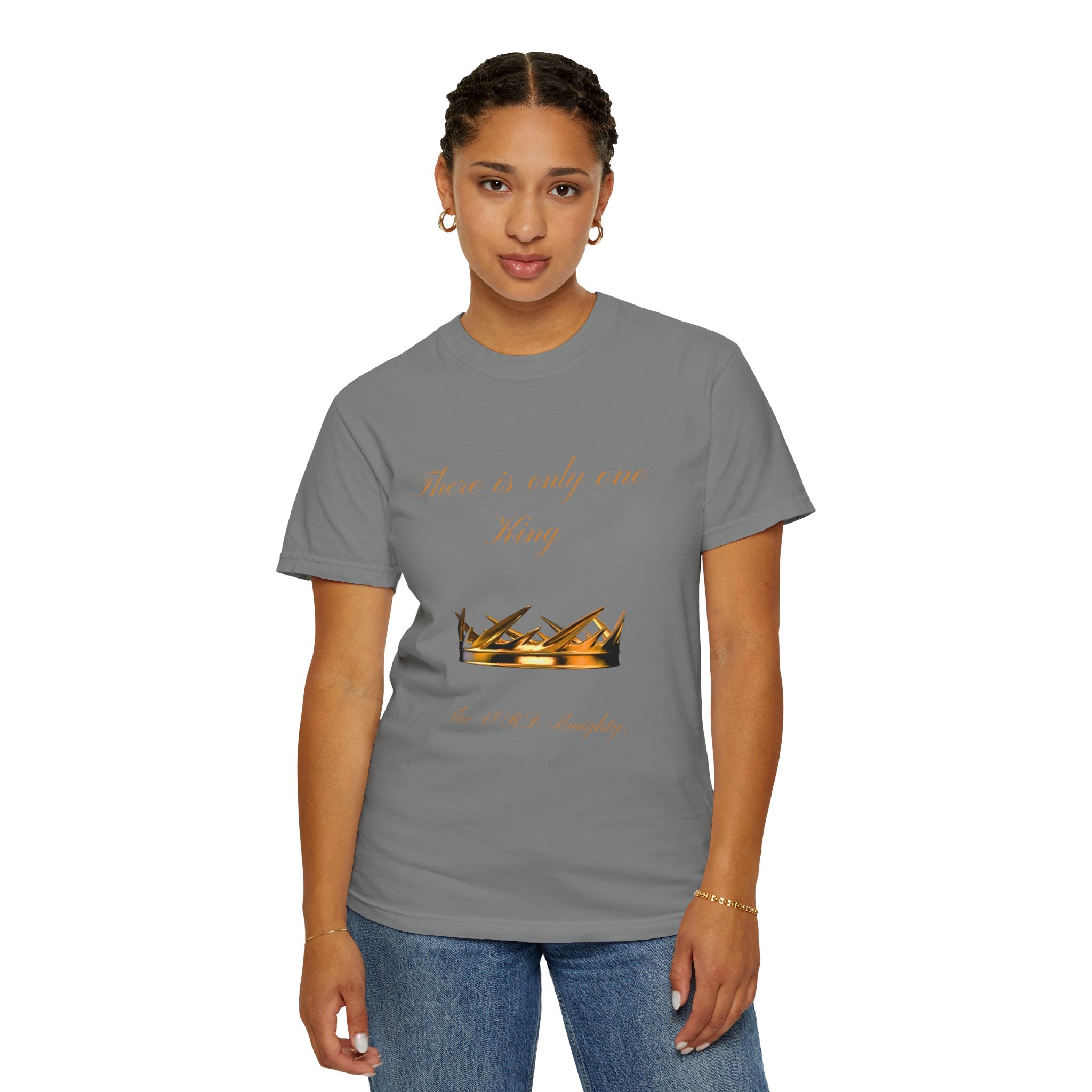 King Crown Graphic T-Shirt — "There is only one King" Casual Streetwear