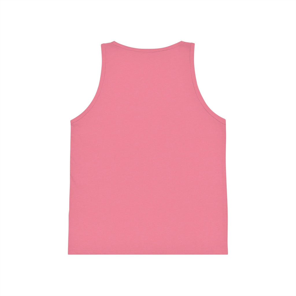 Kids Tank Top — "Stop Hate and Racism" Purple Butterfly Anti-Racism Tee