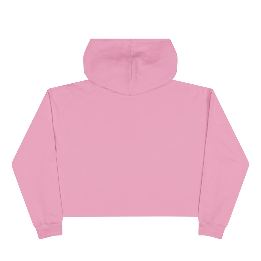 Stop Hate Not Racism Crop Hoodie — Colorful Anti-Racism Statement Sweatshirt