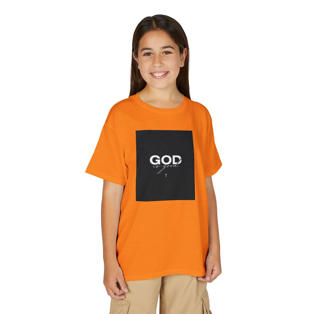 Youth T-Shirt — "GOD" Script Logo Graphic Tee
