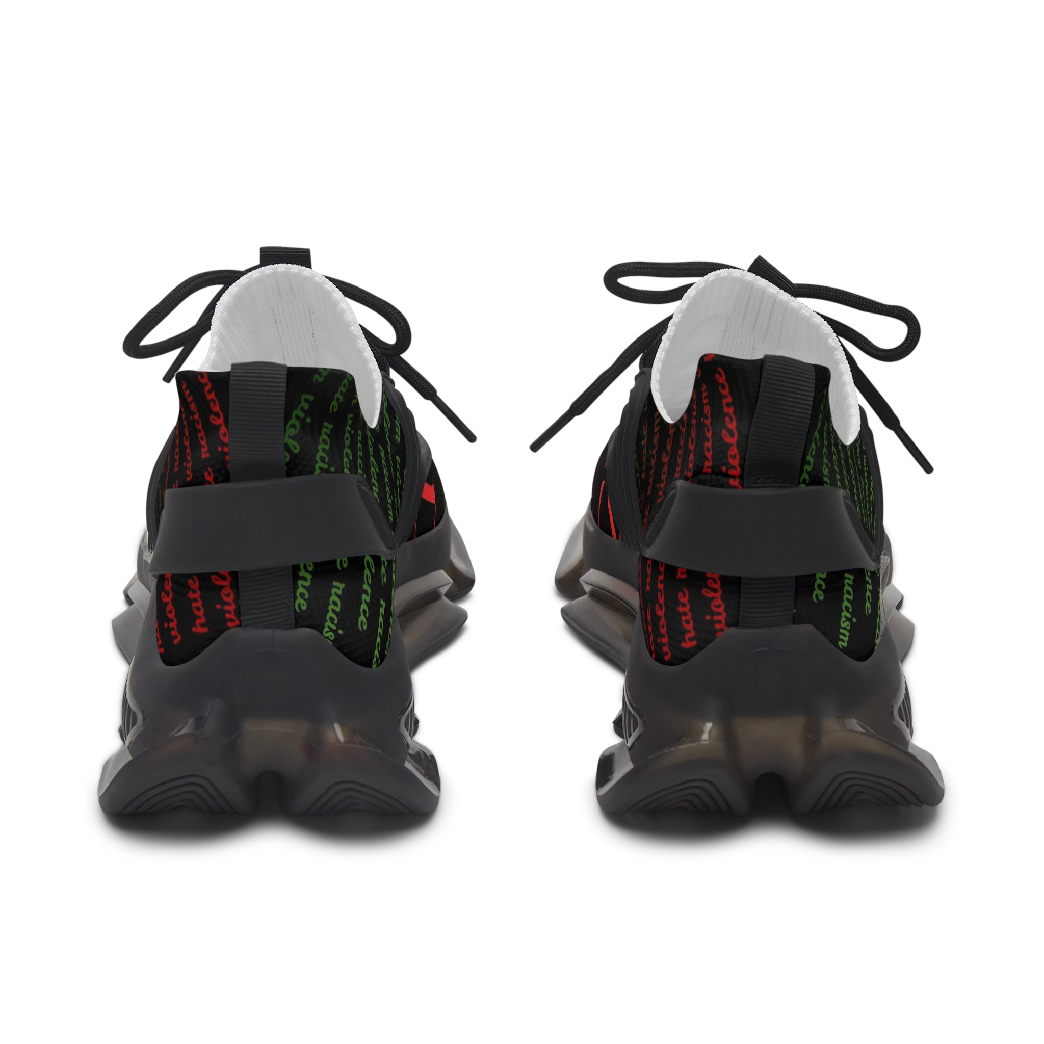 Women's Mesh Sneakers — Lightweight Breathable Athletic Shoe with Graphic Knit Design