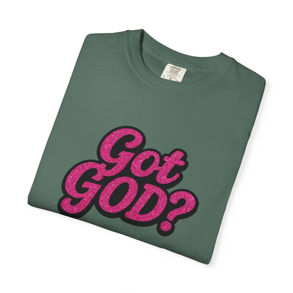 Got God? T-Shirt — Retro Bubble Letter Faith Tee