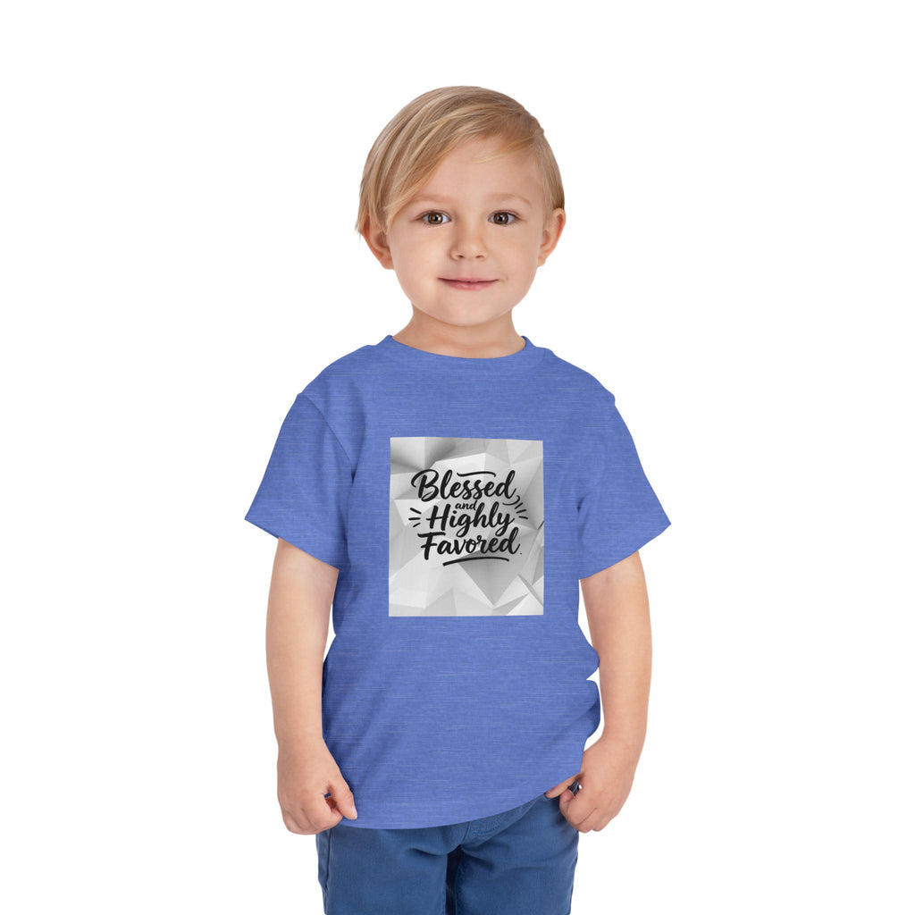 Blessed and Highly Favored Toddler Tee