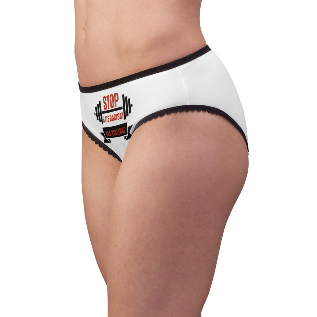 Stop Hate Racism And Violence Women's Briefs - Activist Statement Underwear