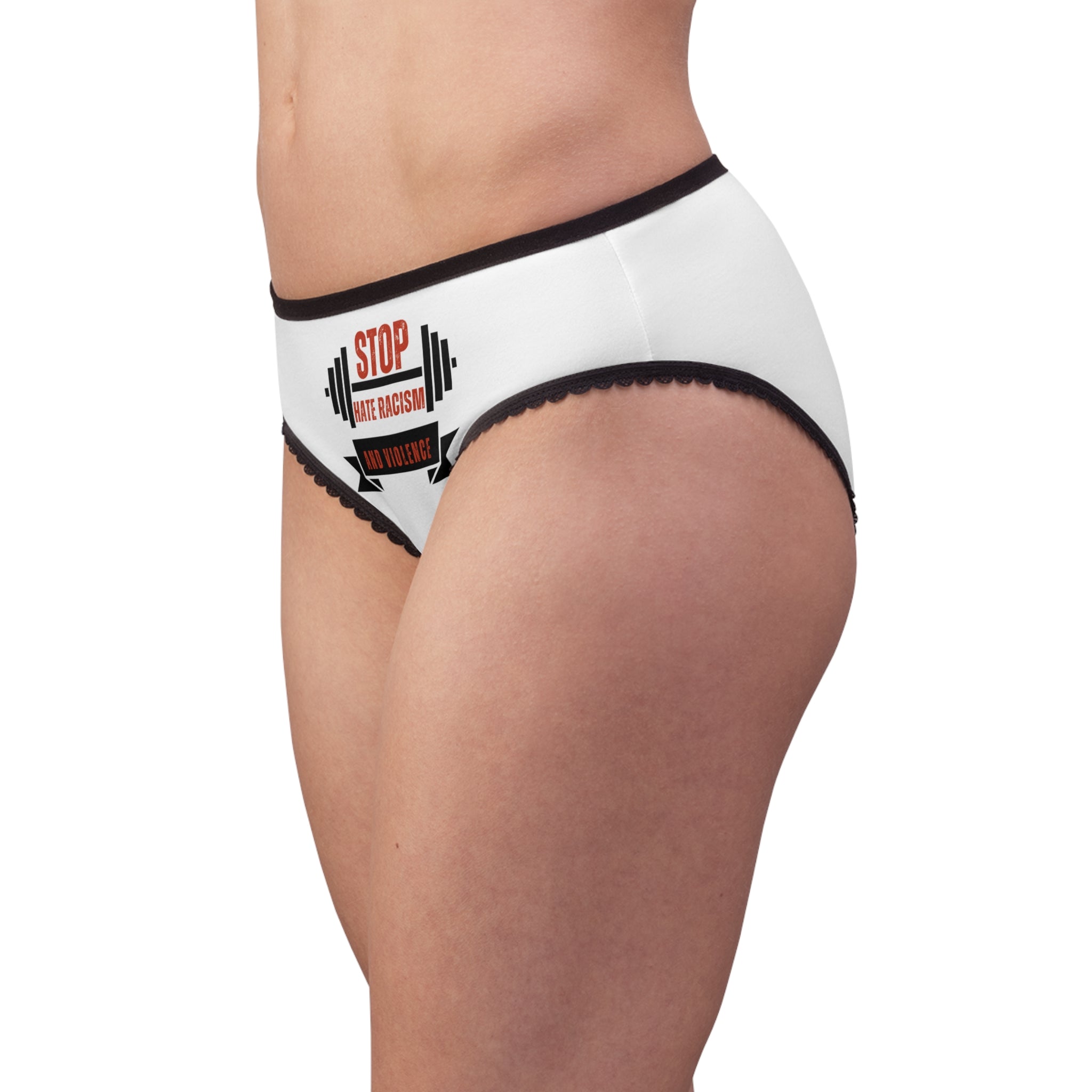 Stop Hate Racism And Violence Women's Briefs - Activist Statement Underwear