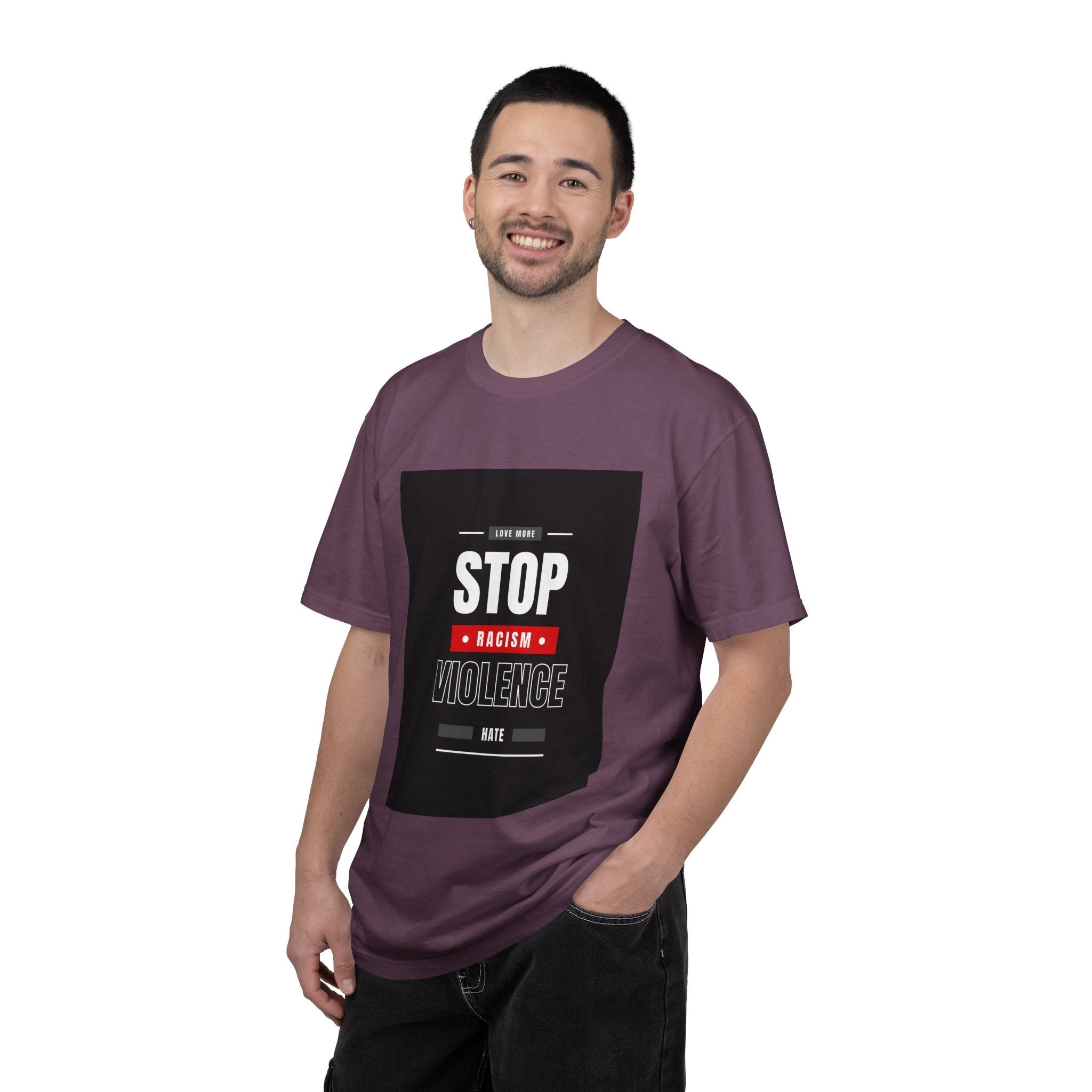 Stop Racism Stop Violence T-Shirt — Anti-Racism Protest Tee