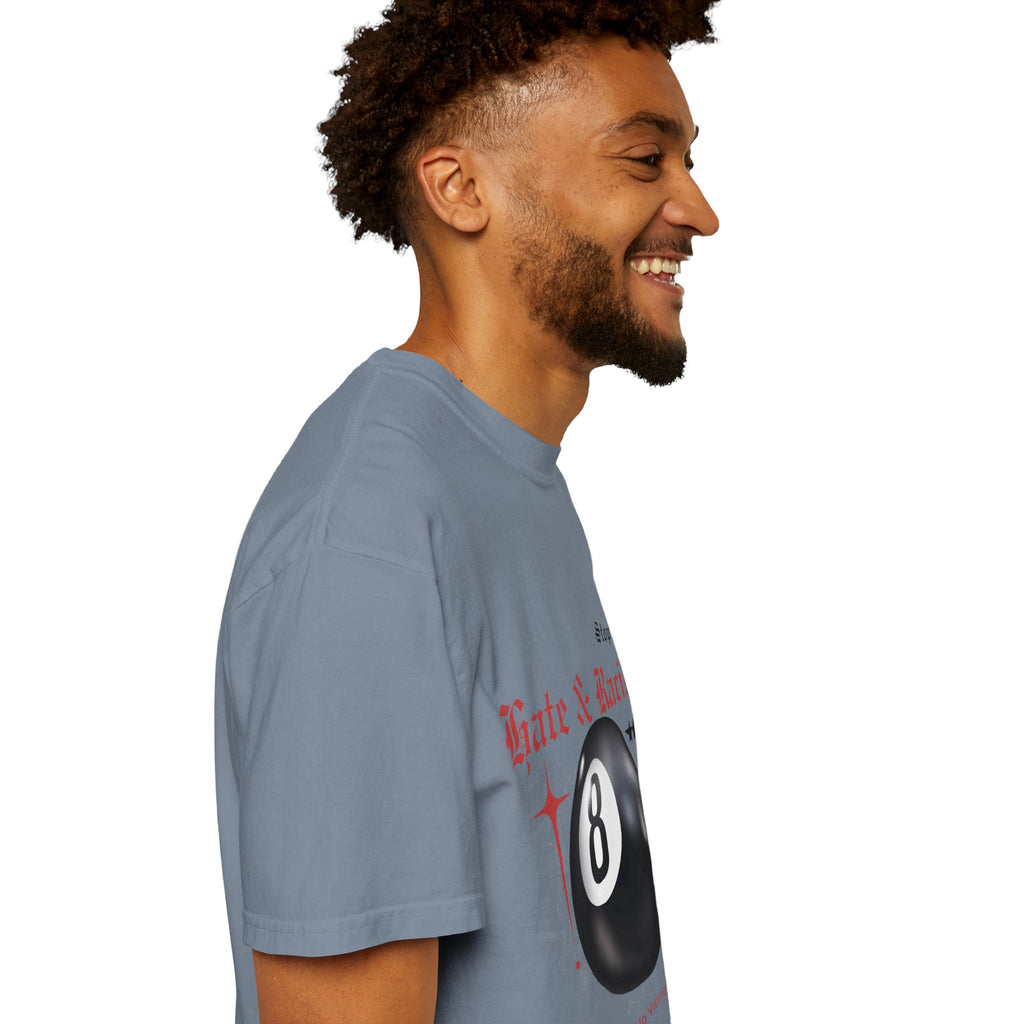 Anti-Racism 8-Ball T-Shirt — Stop Hate & Racism Graphic Tee