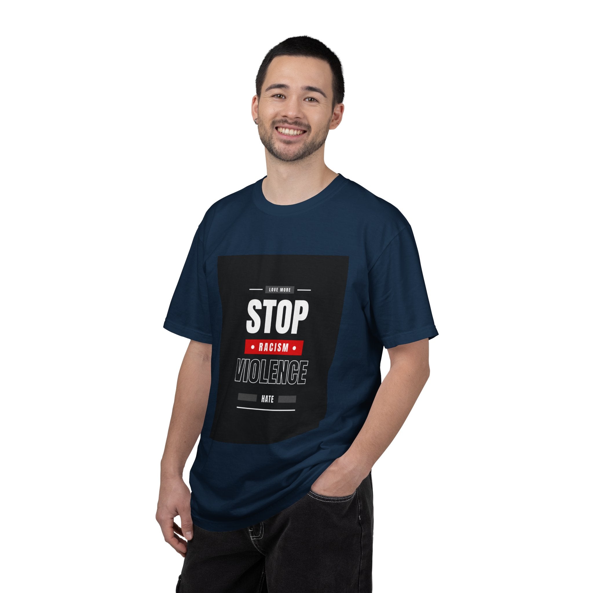 Stop Racism Stop Violence T-Shirt — Anti-Racism Protest Tee