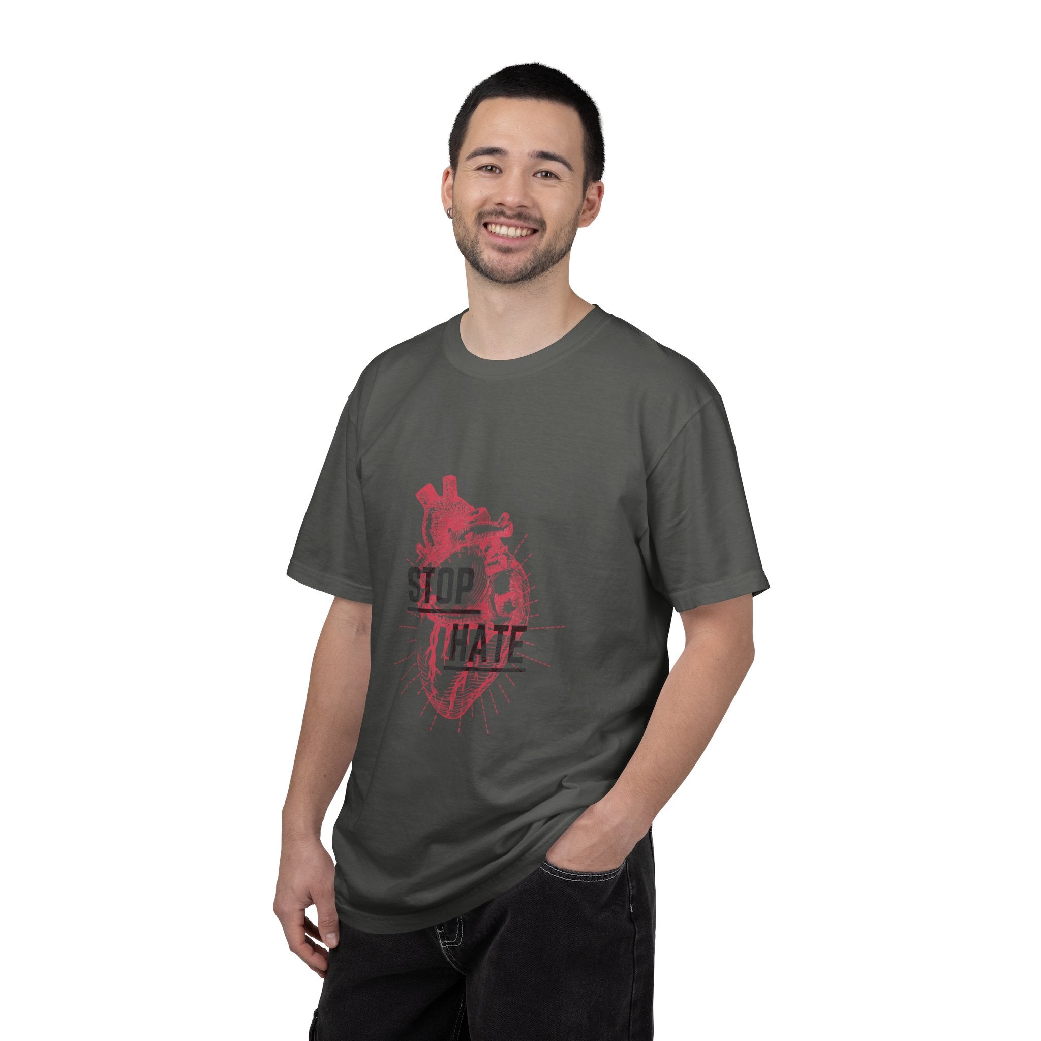 Stop Hate Heart T-Shirt — Anti-Hate Graphic Tee