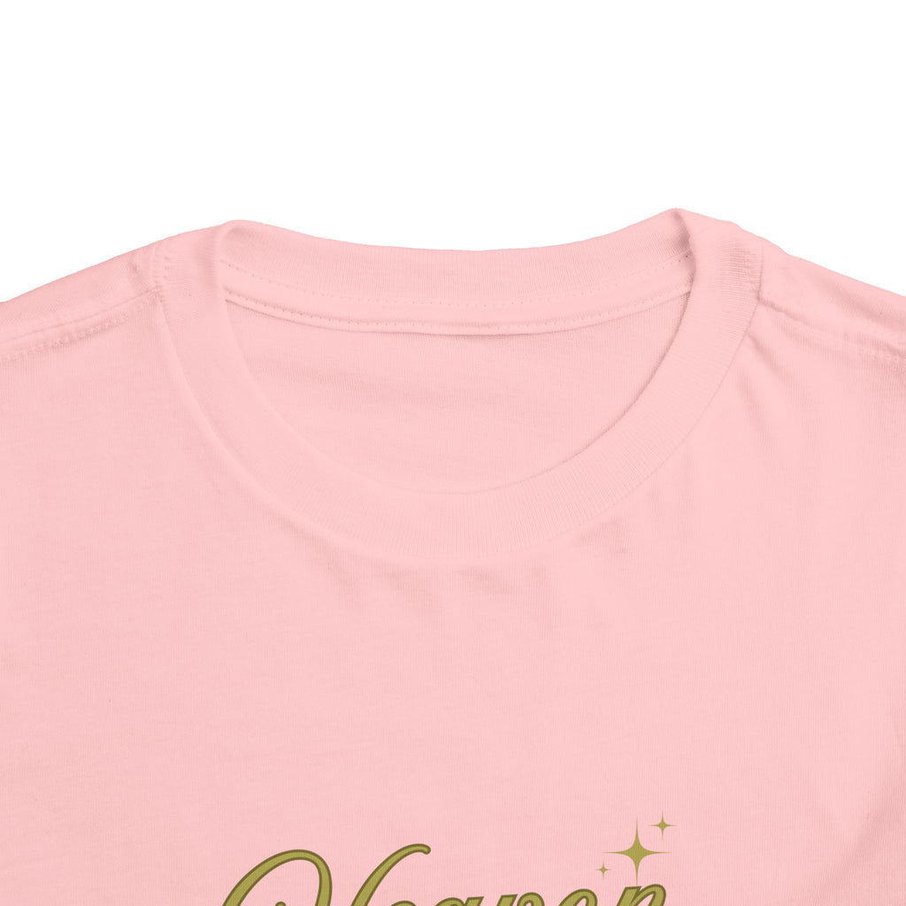 Heaven Sent Toddler Tee — Gold Script Baby Shirt