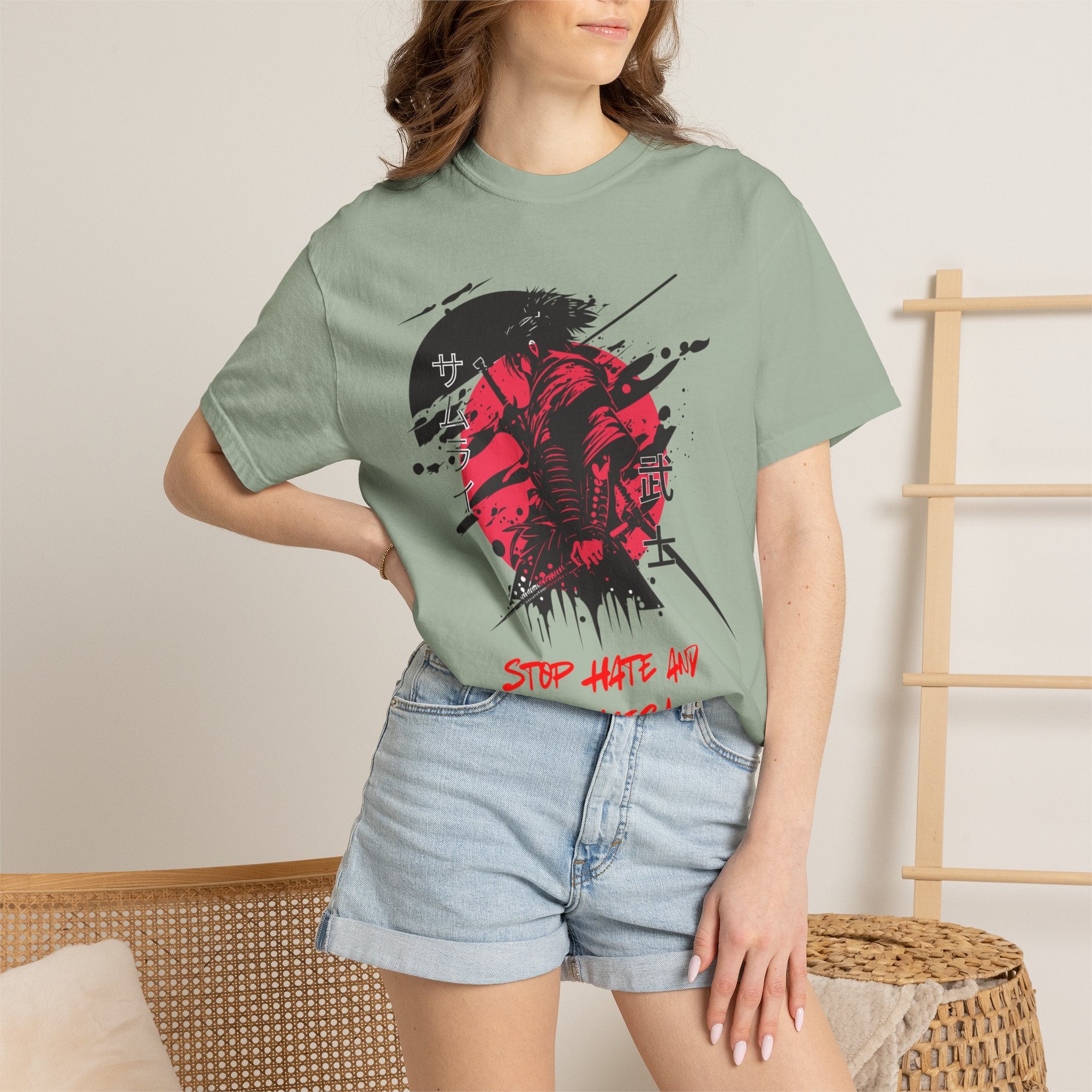 Stop Hate and Racism Graphic T-Shirt