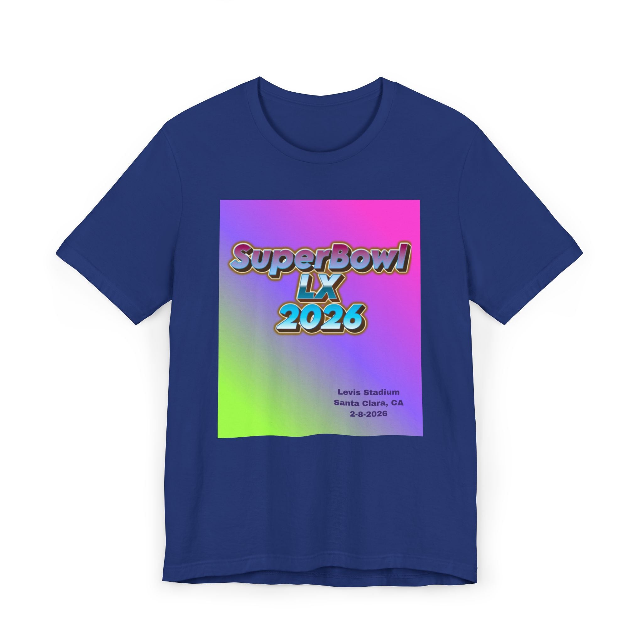 SuperBowl LX 2026 T-Shirt — Retro Gradient Game Day Tee