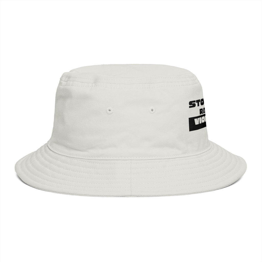 Bucket Hat - "Stop Hate Racism Violence" Anti-Racism Statement Hat