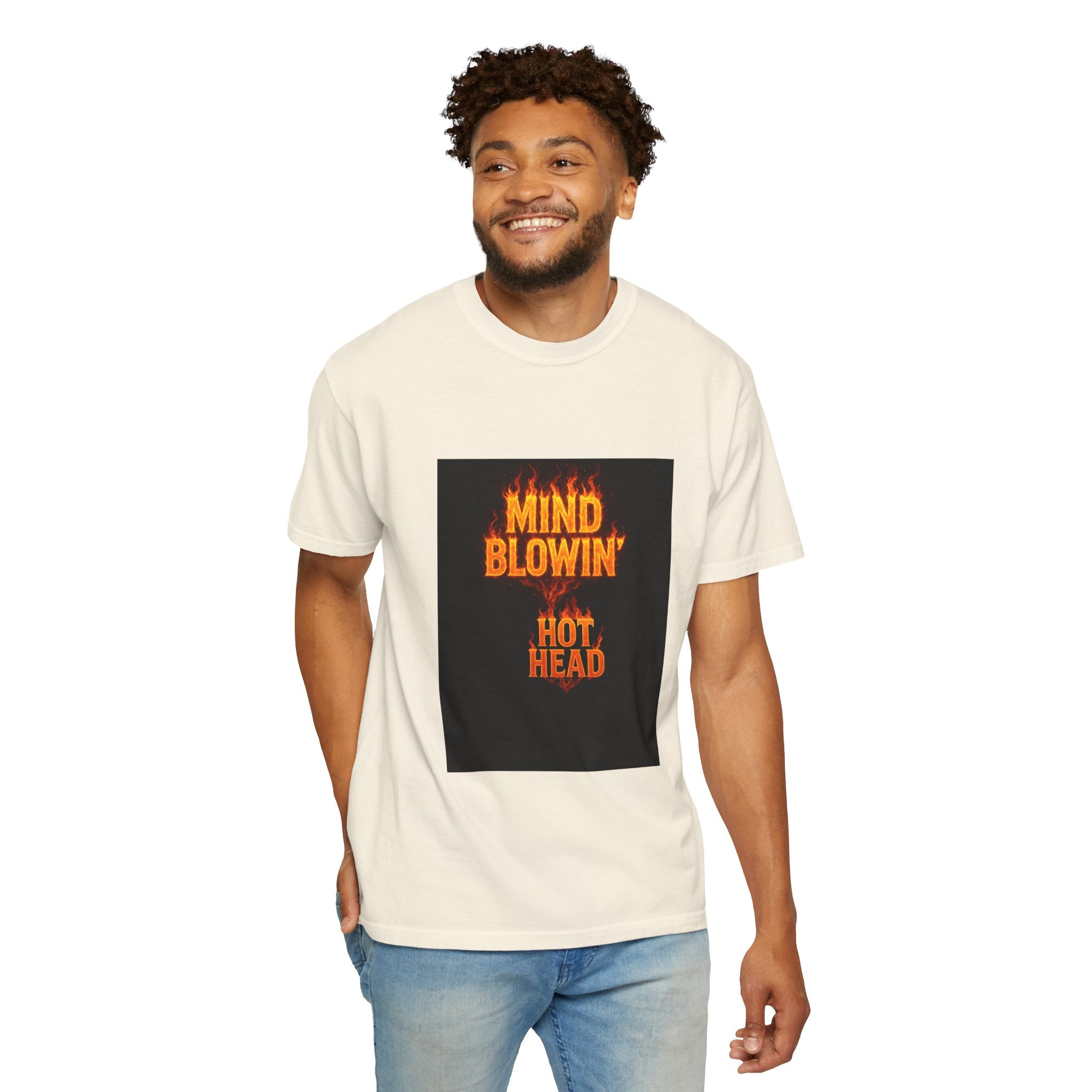Mind Blowin' Hot Head T-Shirt — Fiery Graphic Tee