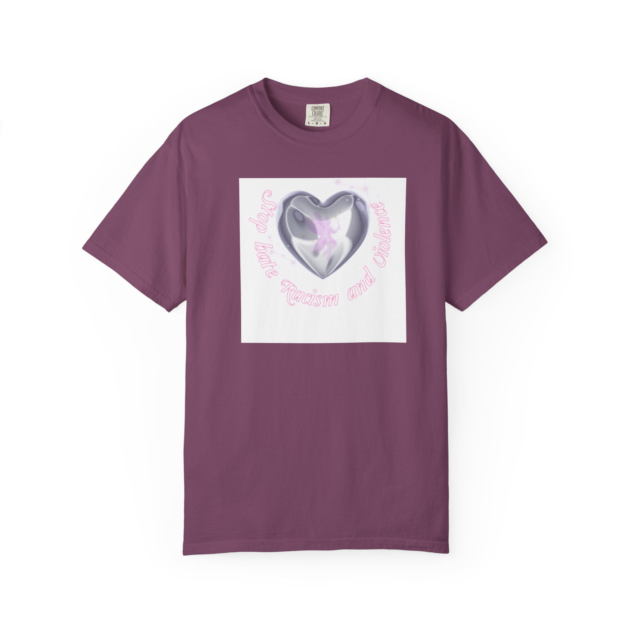 Heart Butterfly Tee — "Love, Hope, Passion and Patience" Graphic T-Shirt