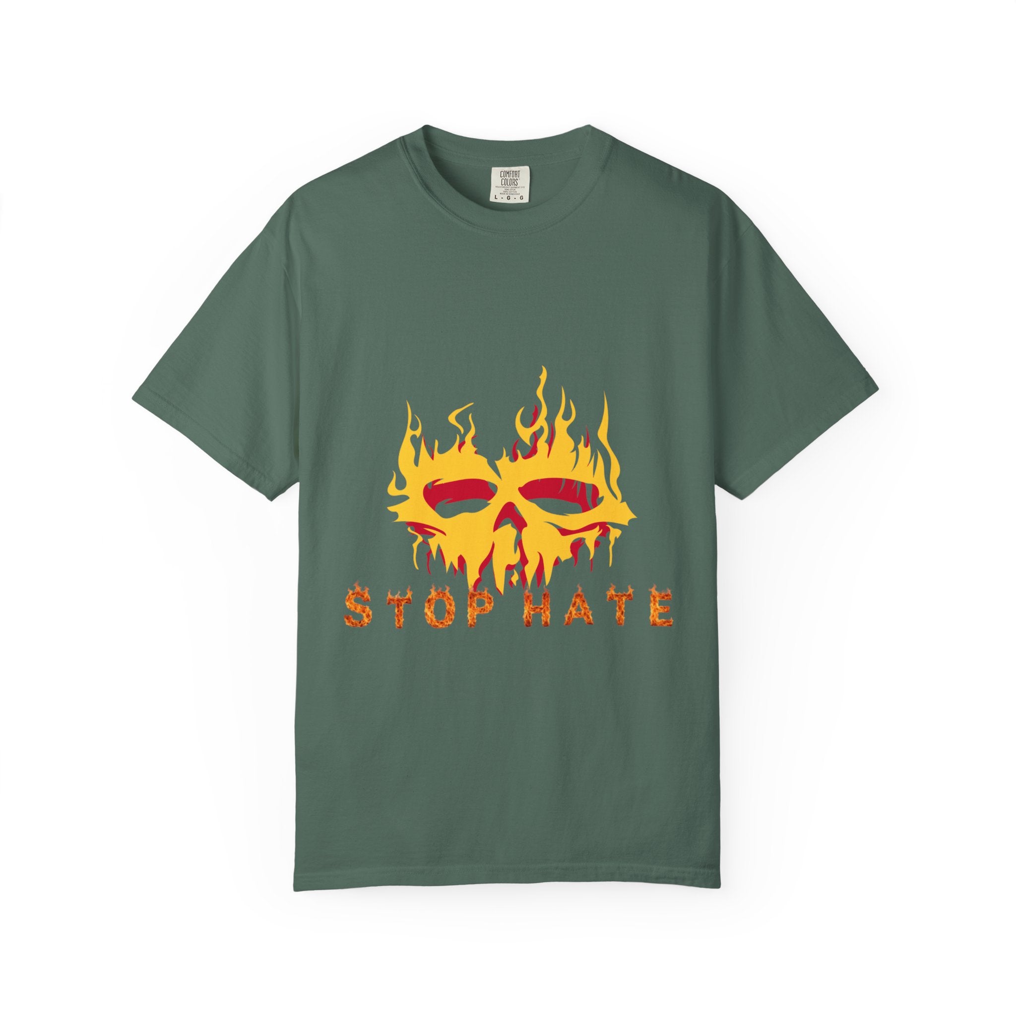 Stop Hate Flame Mask T-Shirt