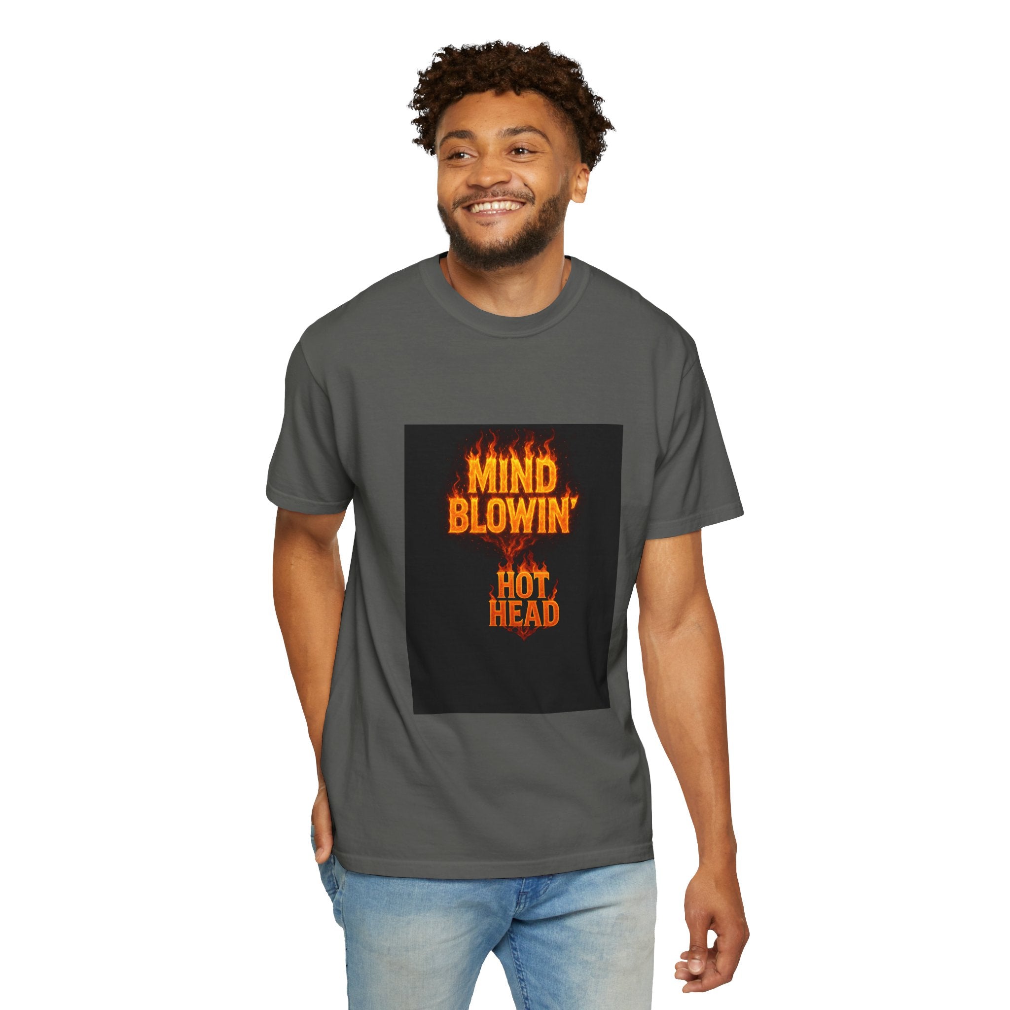 Mind Blowin' Hot Head T-Shirt — Fiery Graphic Tee