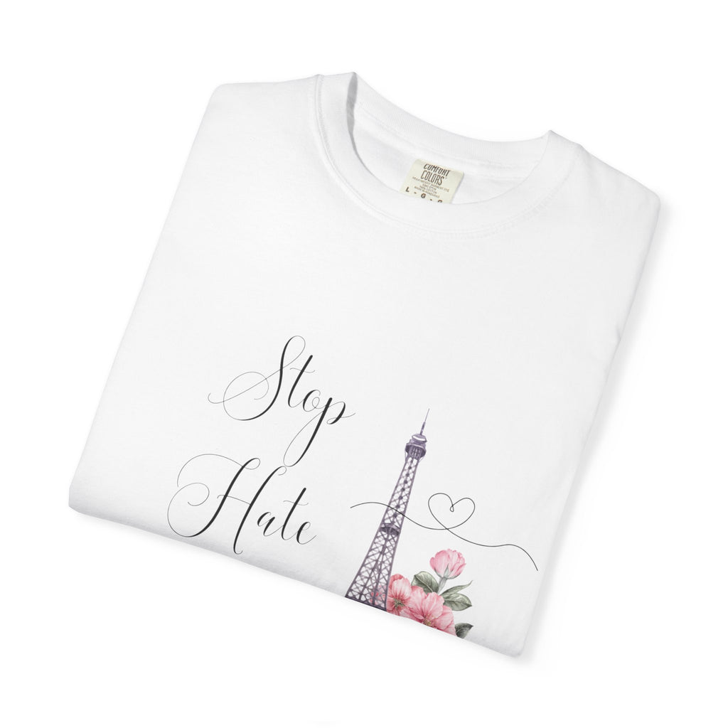 Paris Floral 'Stay Awhile' T-Shirt