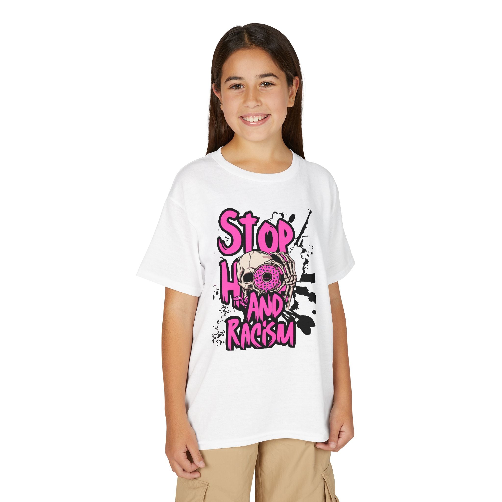 Stop Hate and Racism Youth T-Shirt