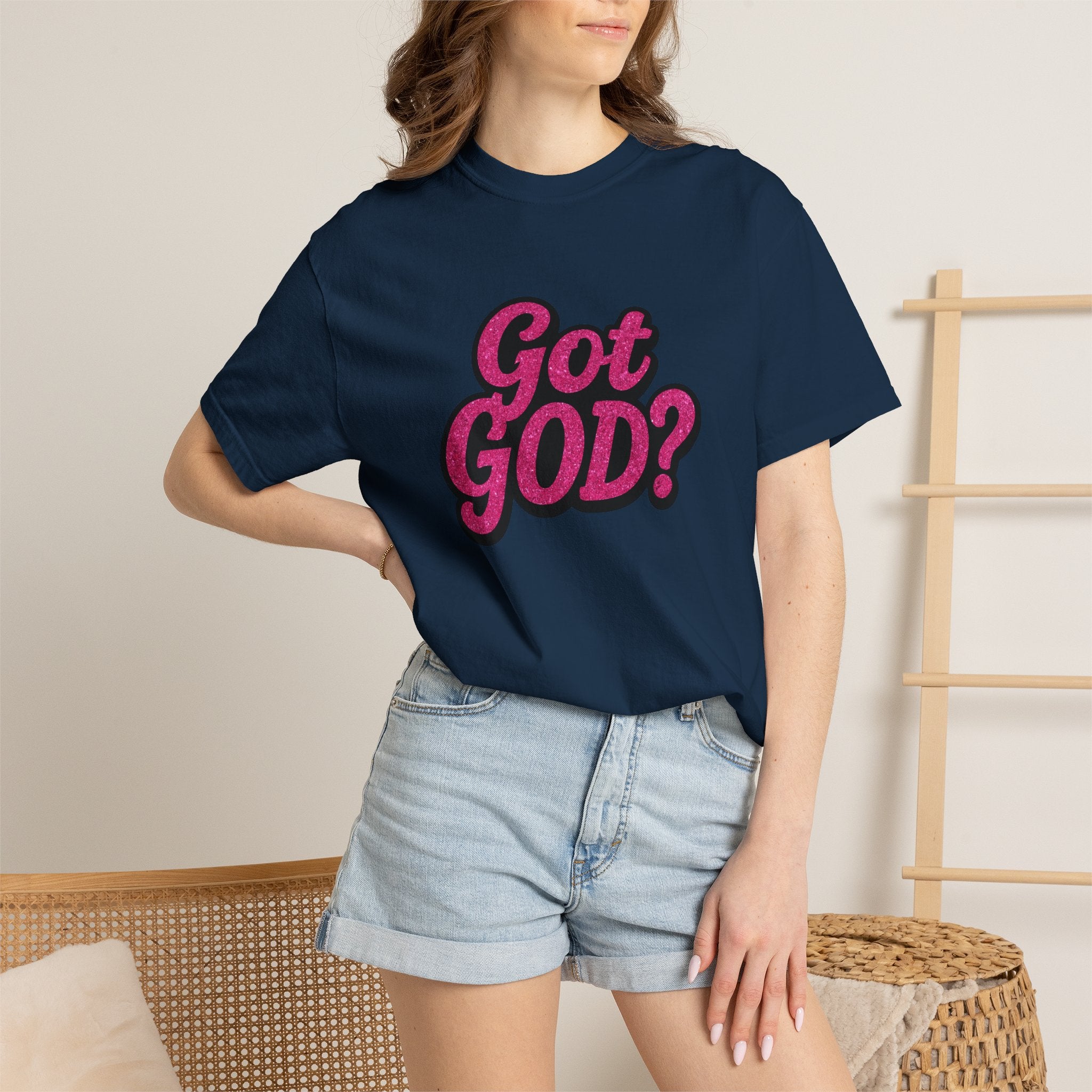Got God? T-Shirt — Retro Bubble Letter Faith Tee