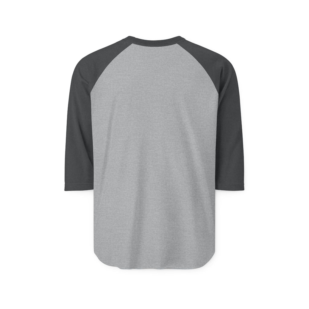 God Is Greater Raglan Baseball Tee — Faith Inspirational 3/4 Sleeve Shirt