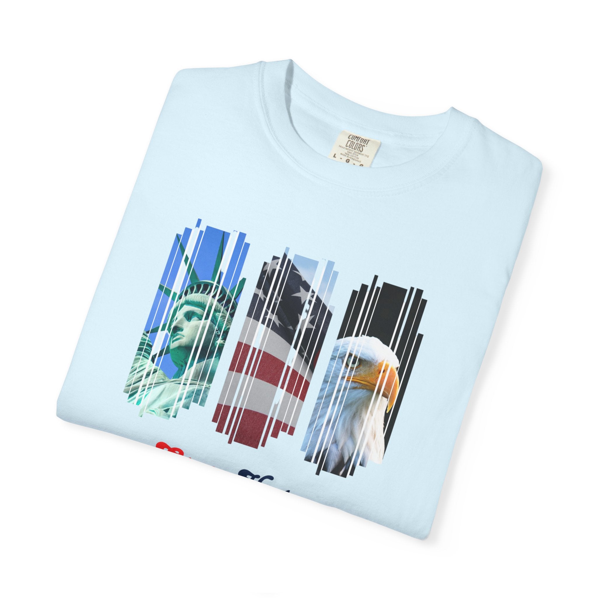 Patriotic 'Stop Hate Racism and Violence' T-Shirt