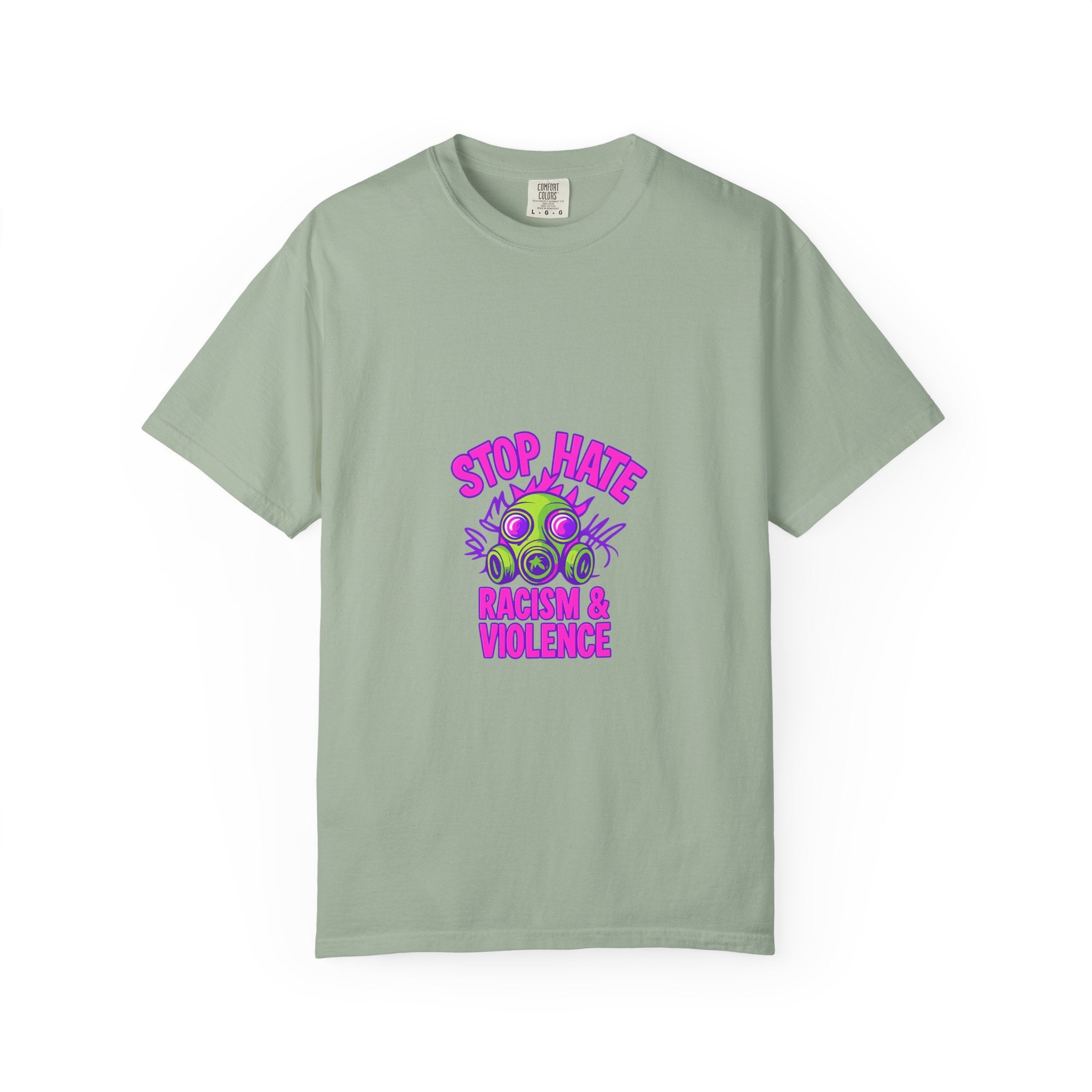 Stop Hate Racing & Violence T-Shirt — Anti-Hate Graphic Tee