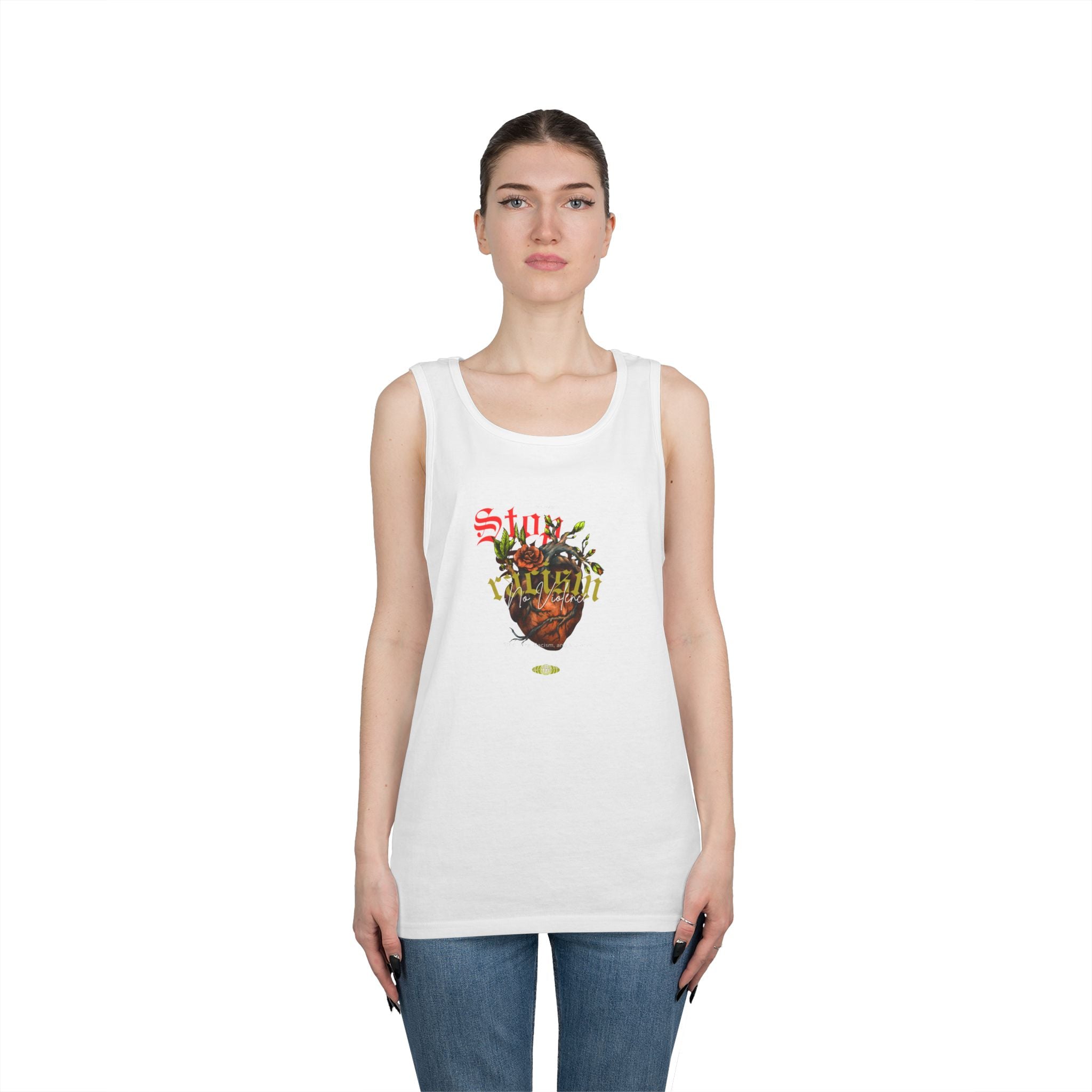 Sunlight Heart Graphic Tank Top