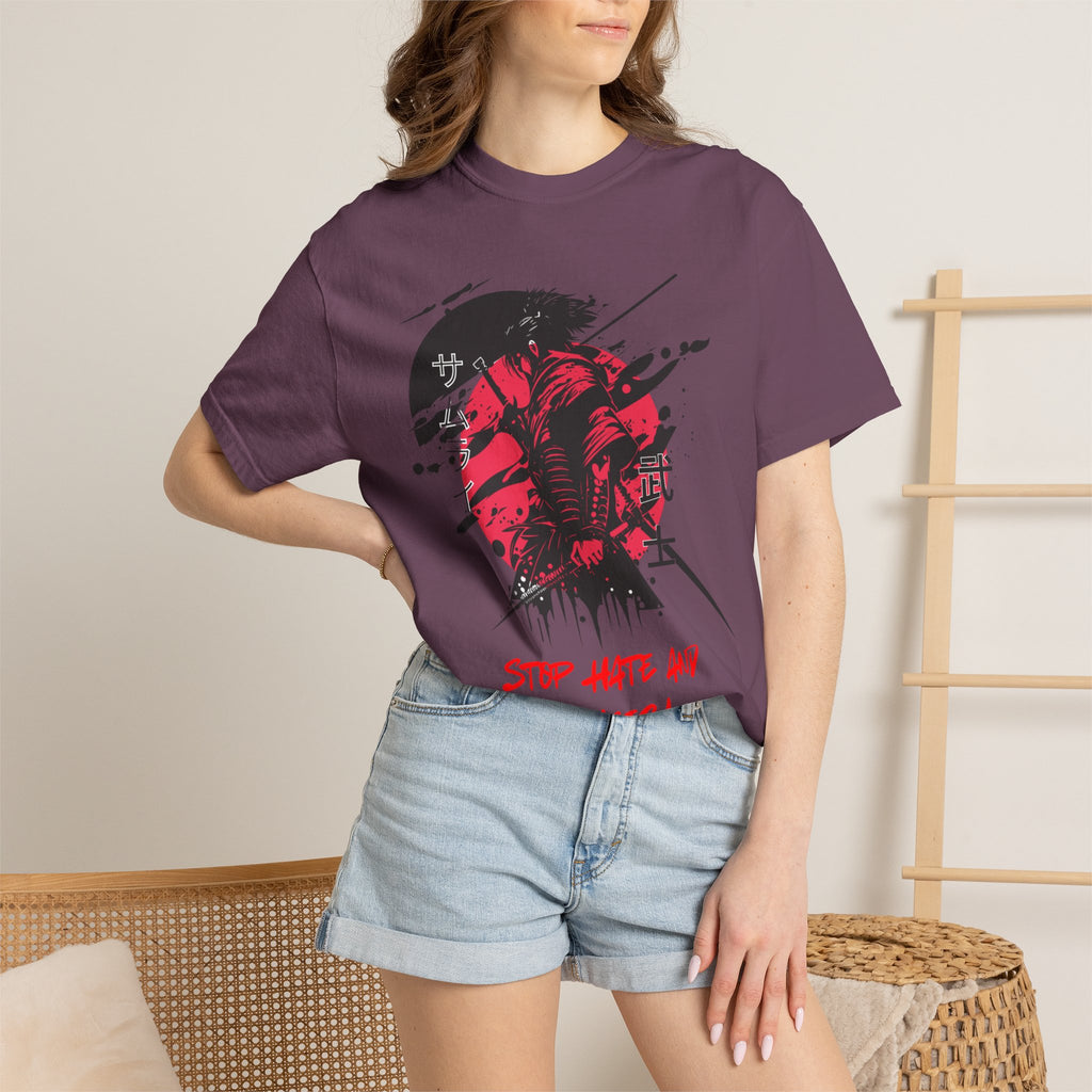 Stop Hate and Racism Graphic T-Shirt