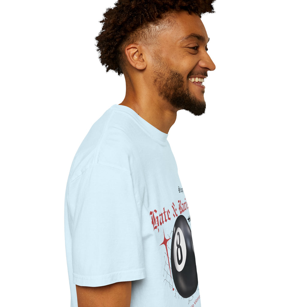 Anti-Racism 8-Ball T-Shirt — Stop Hate & Racism Graphic Tee