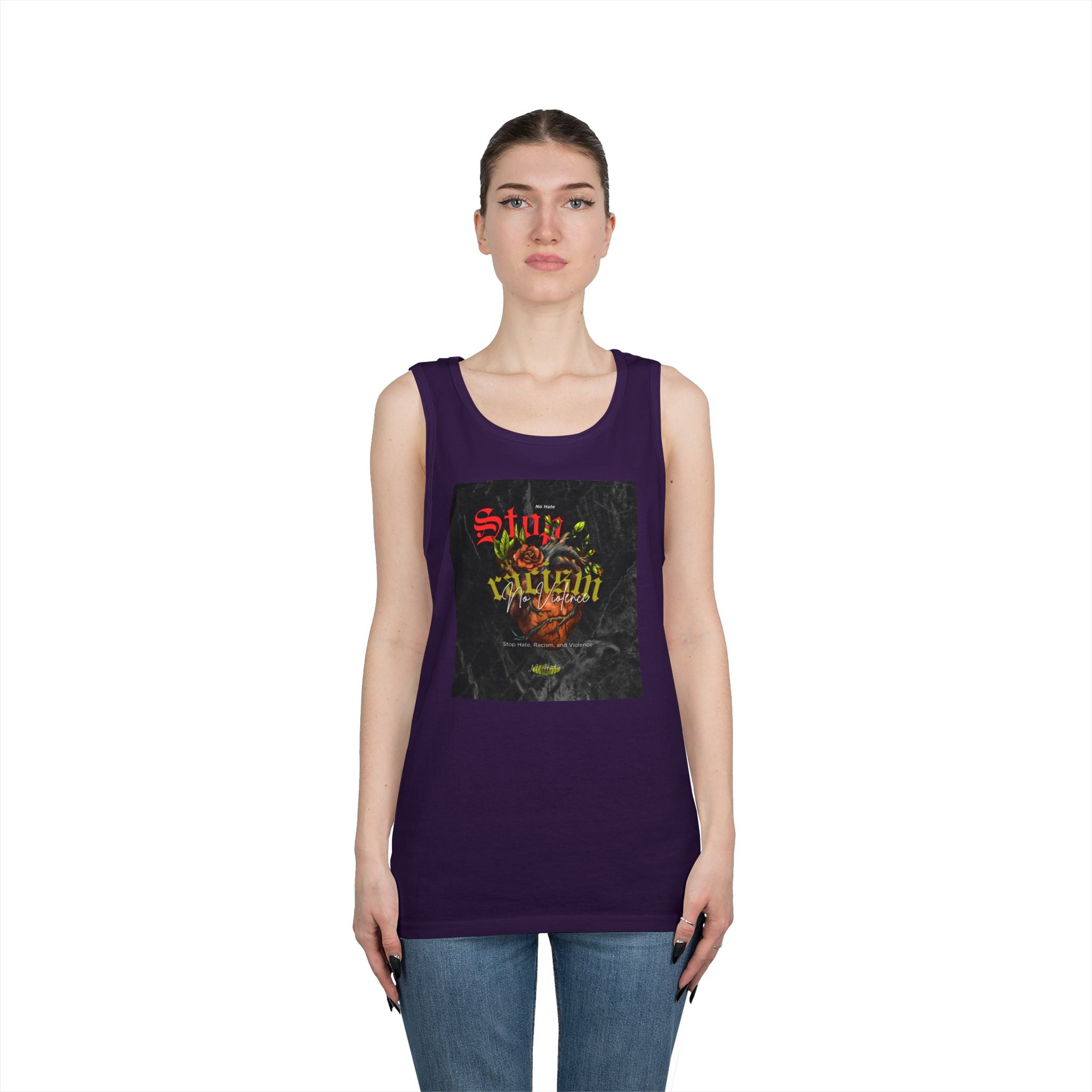 Skull & Crown Graphic Tank Top — Vintage Gothic Streetwear
