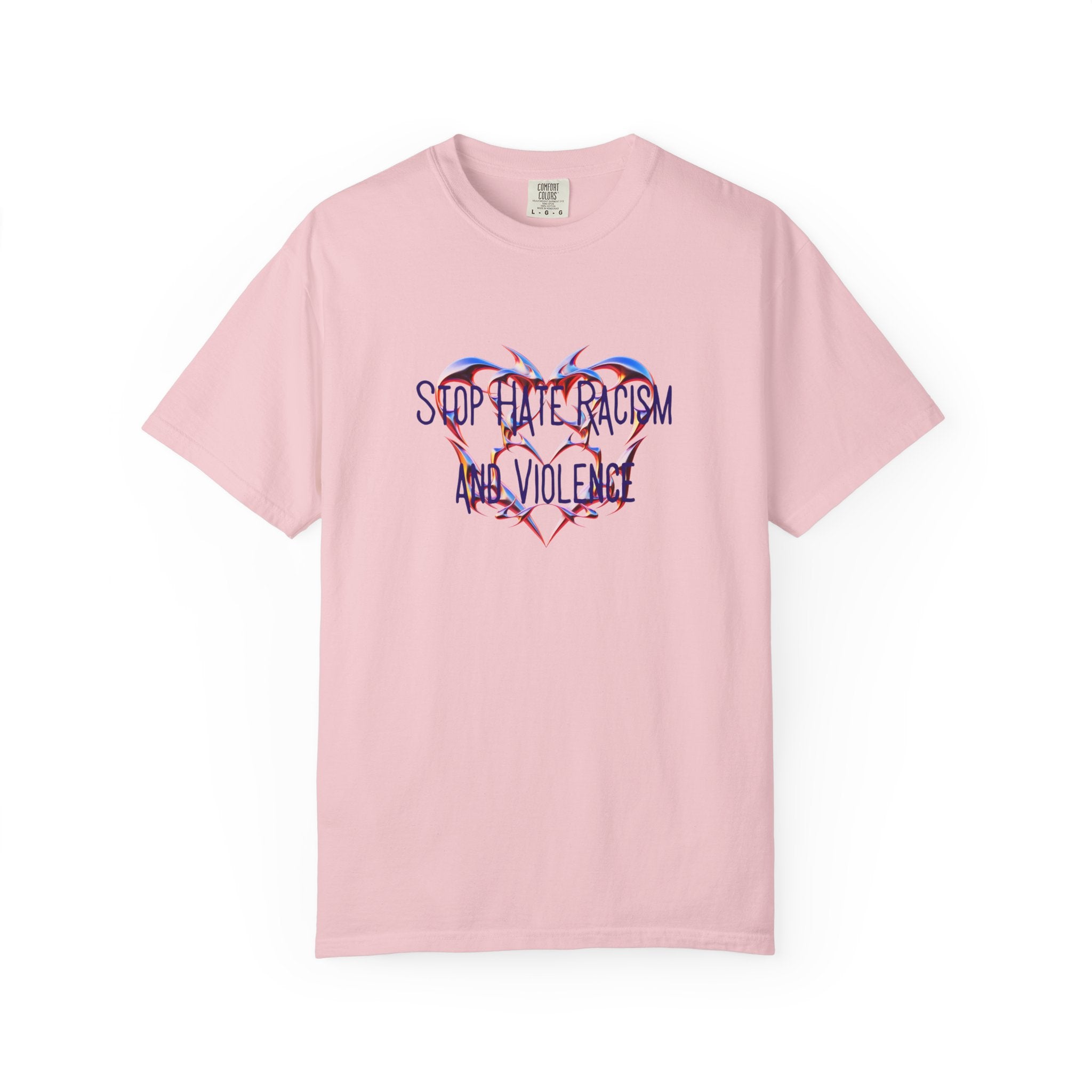 Stop the Racism and Violence Heart T-Shirt