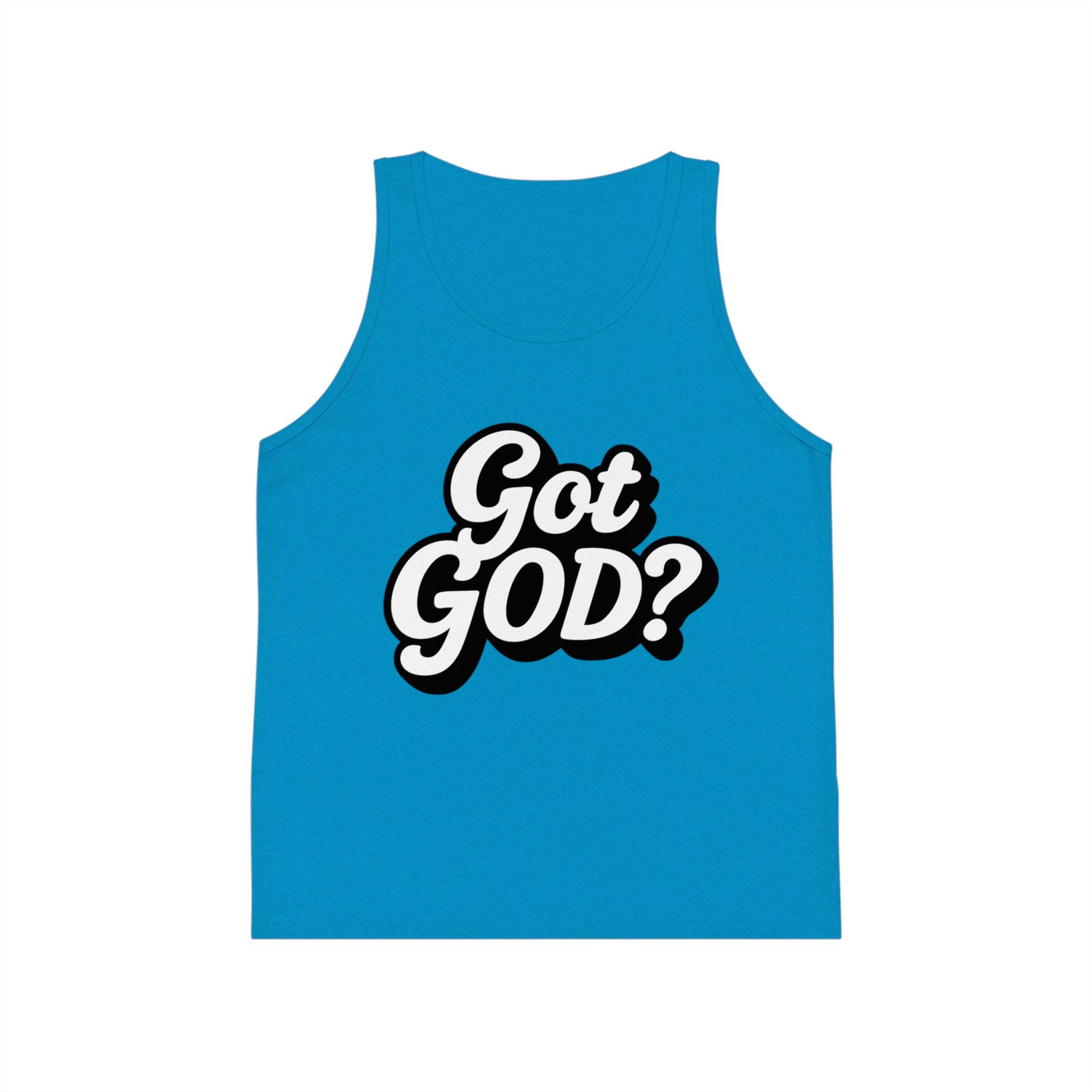 Kids Tank Top "Got GOD?" Religious Graphic Tees for Children