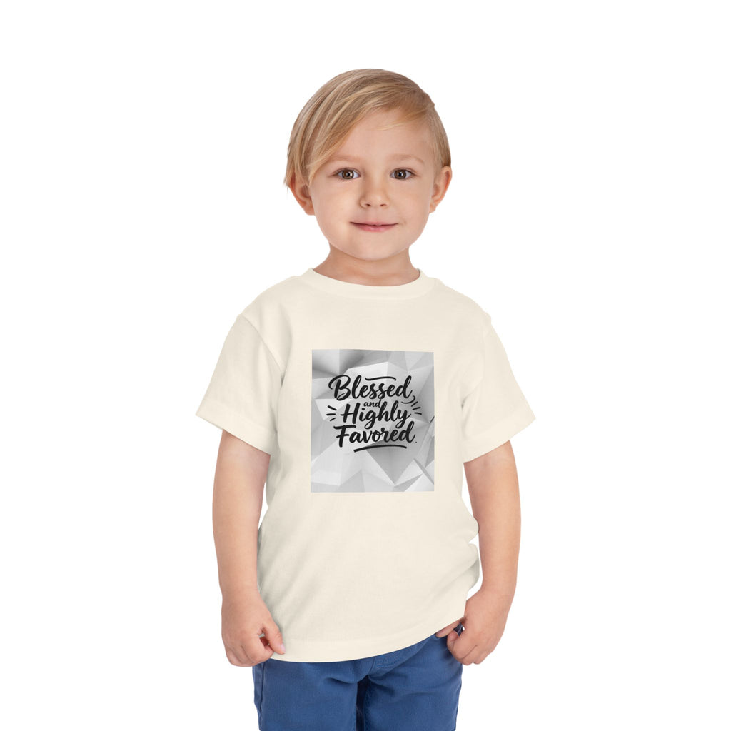 Blessed and Highly Favored Toddler Tee