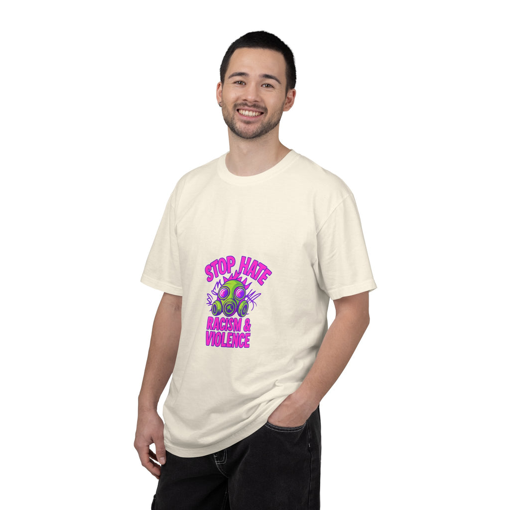 Stop Hate Racing & Violence T-Shirt — Anti-Hate Graphic Tee