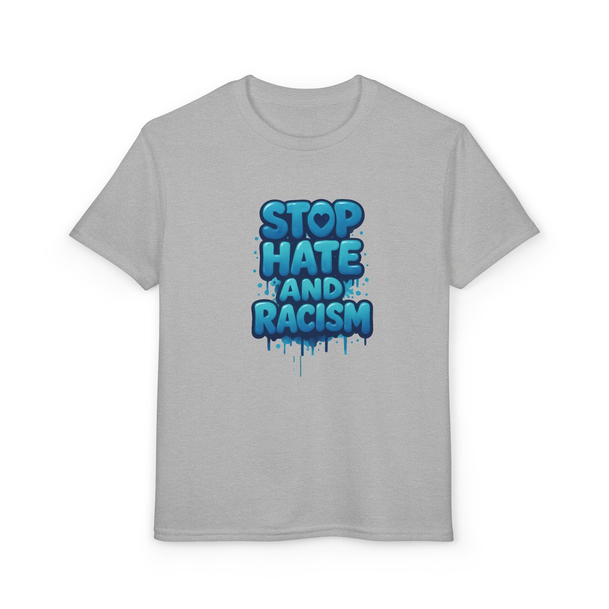 Stop Hate and Racism Youth T-Shirt — Anti-Racism Message Tee