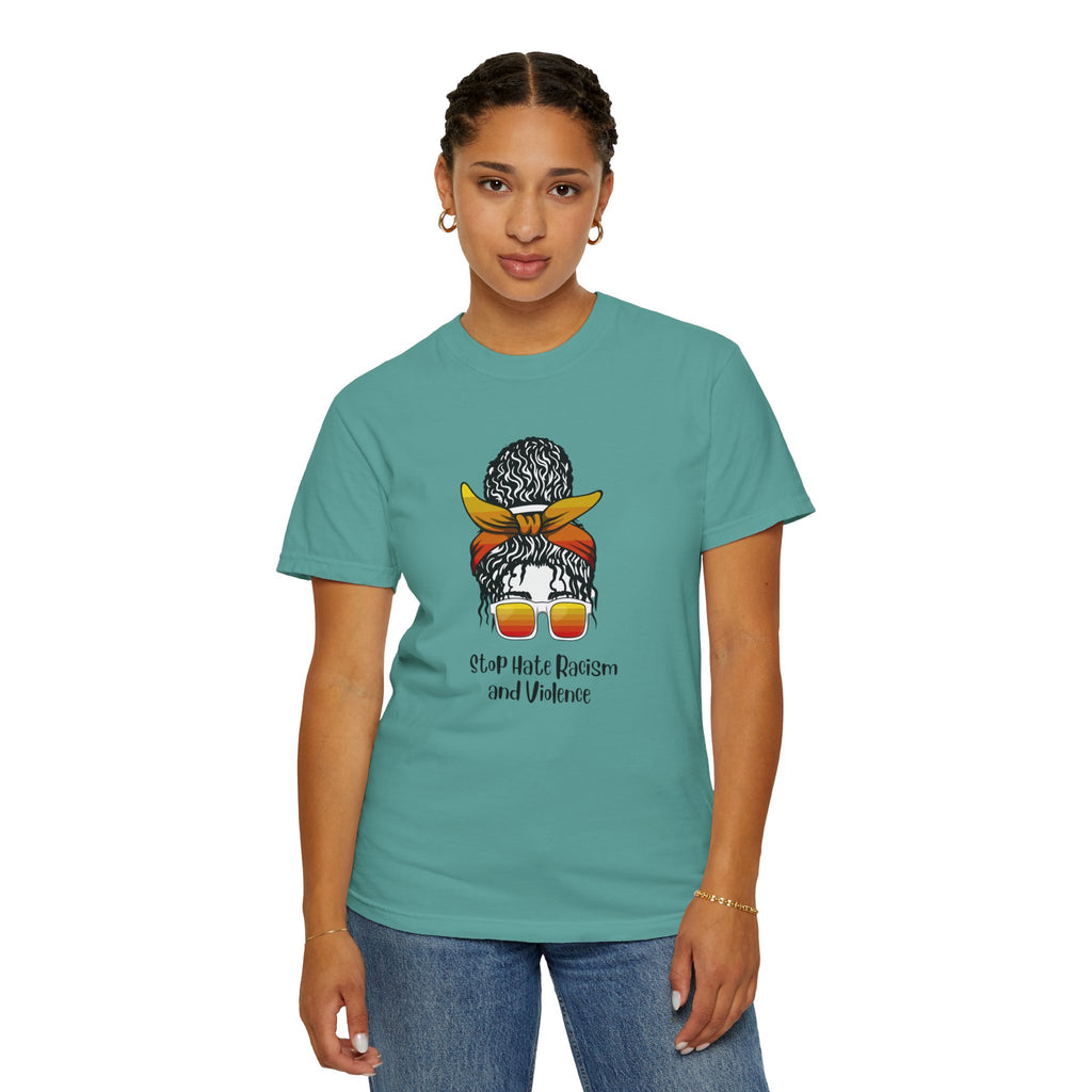 Stop Hate Racism and Violence T-Shirt — Empowering Anti-Racism Graphic Tee