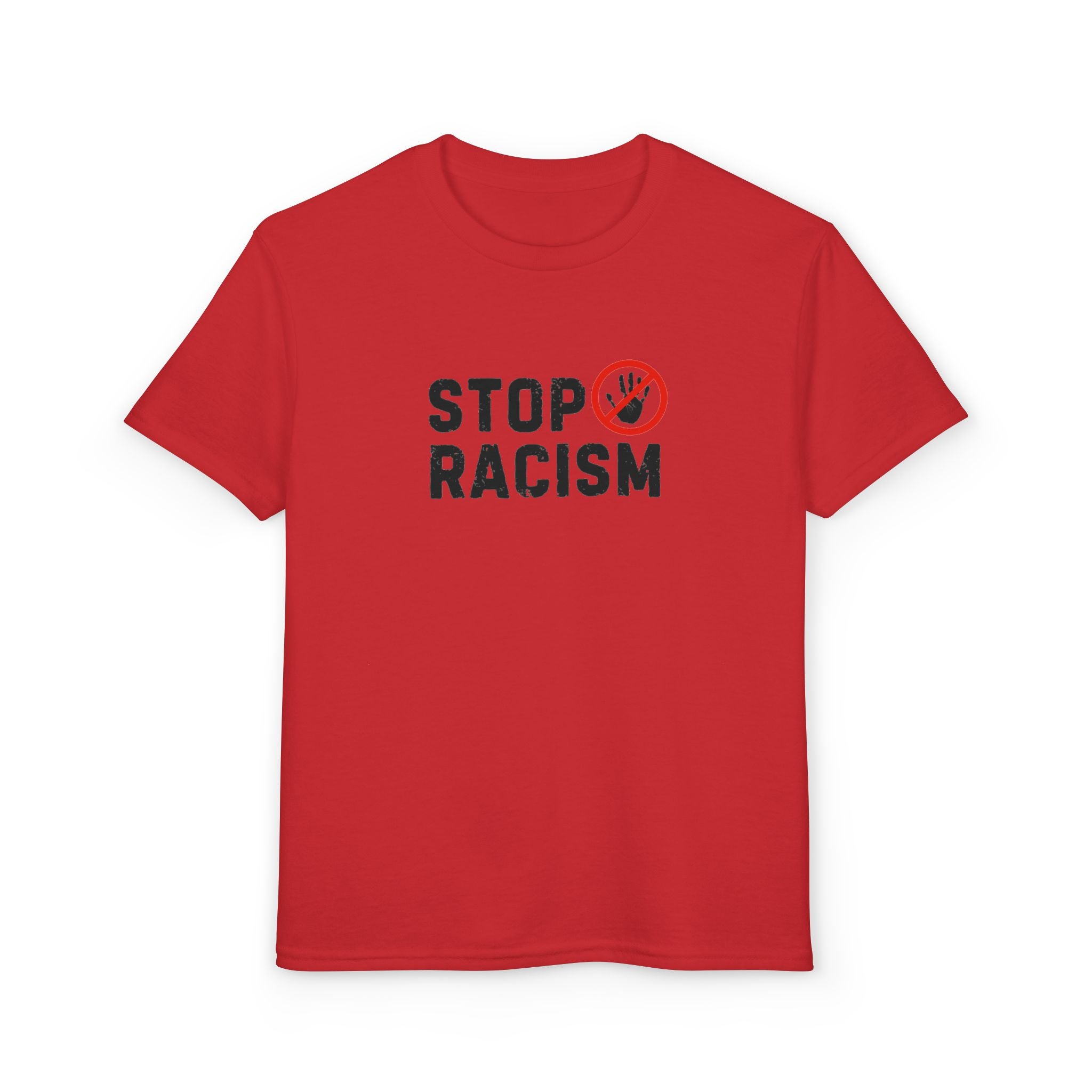 Youth T-Shirt — "Stop Racism" Anti-Racism Graphic Tee