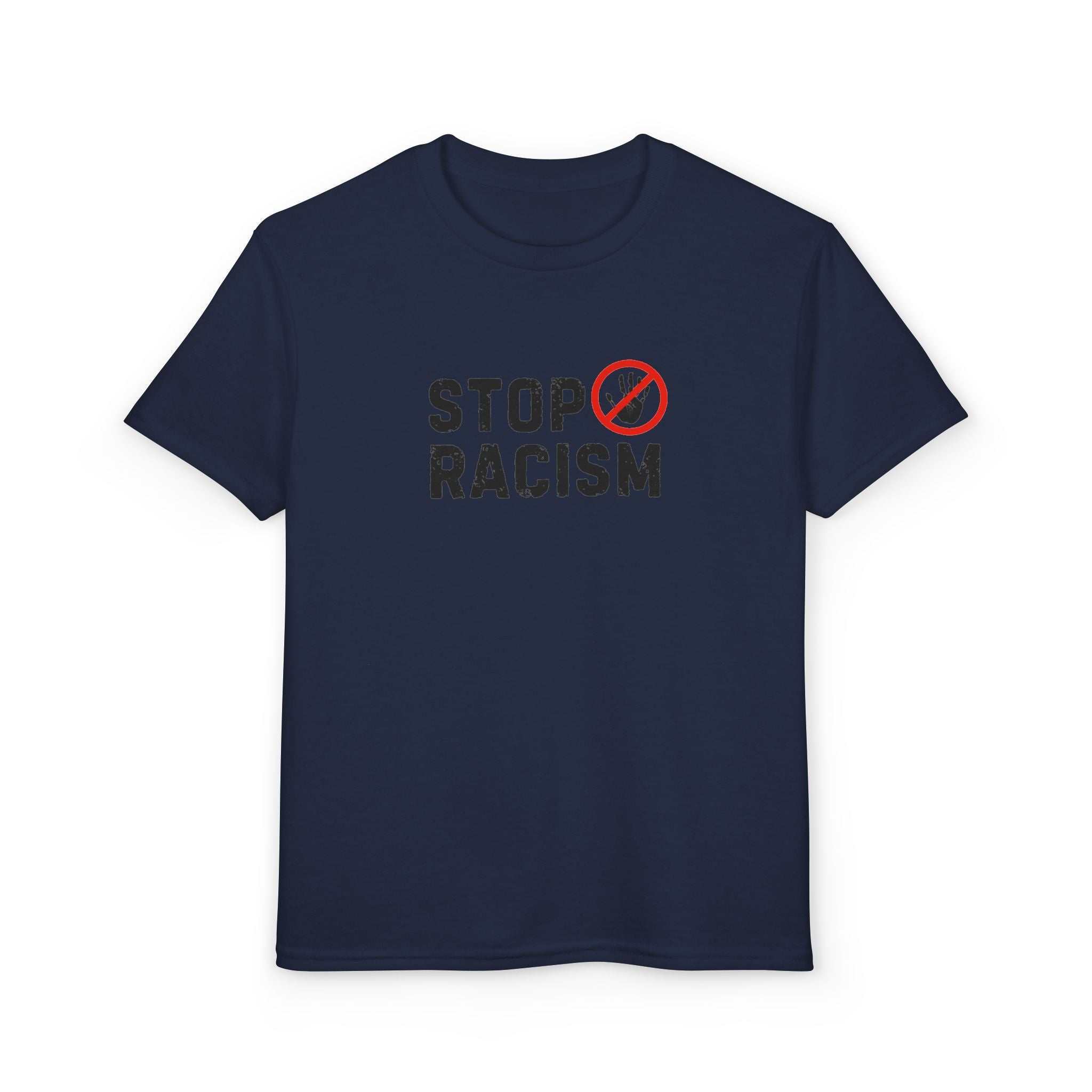 Youth T-Shirt — "Stop Racism" Anti-Racism Graphic Tee