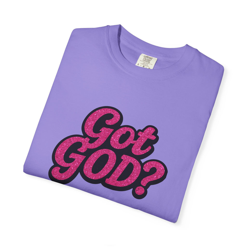 Got God? T-Shirt — Retro Bubble Letter Faith Tee