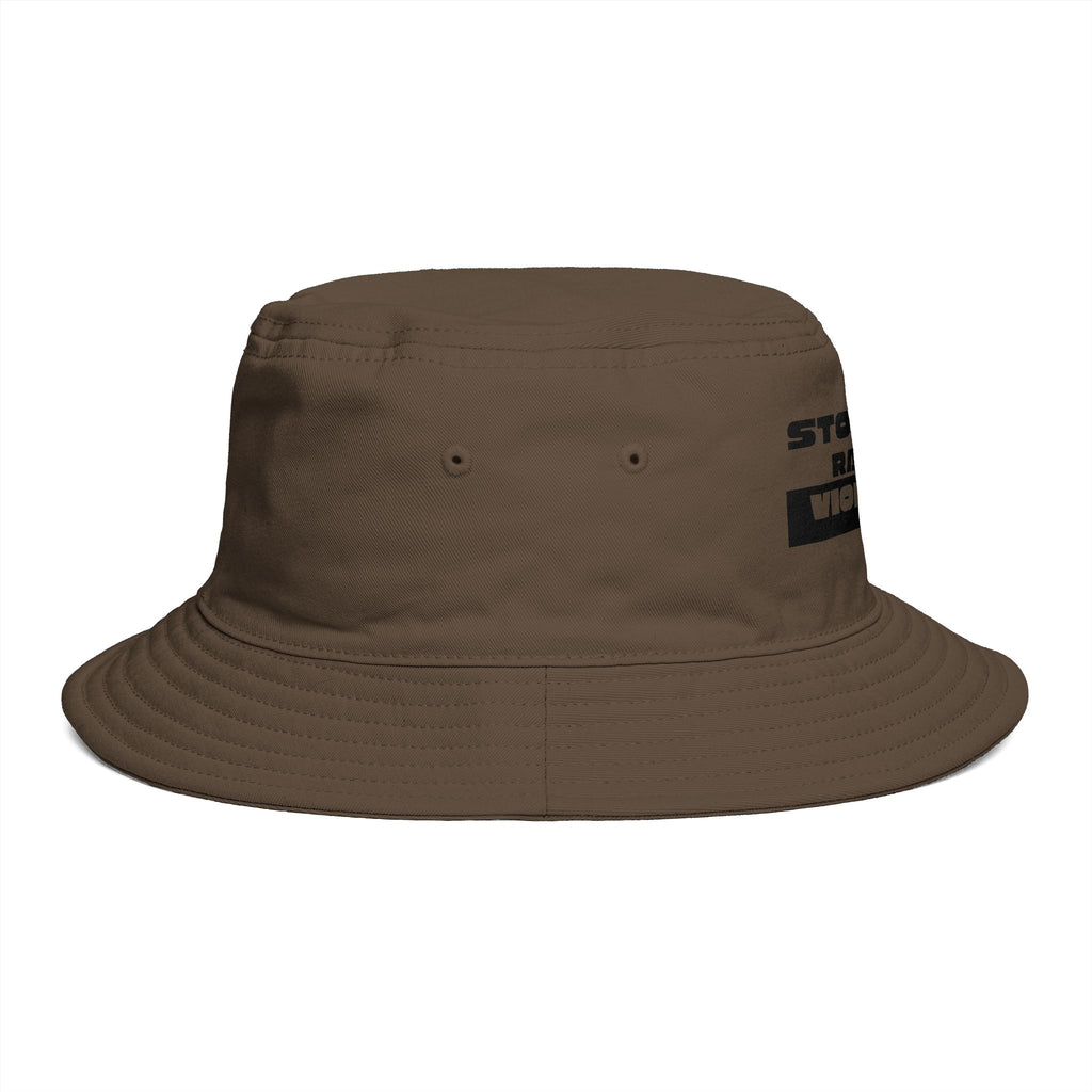 Bucket Hat - "Stop Hate Racism Violence" Anti-Racism Statement Hat