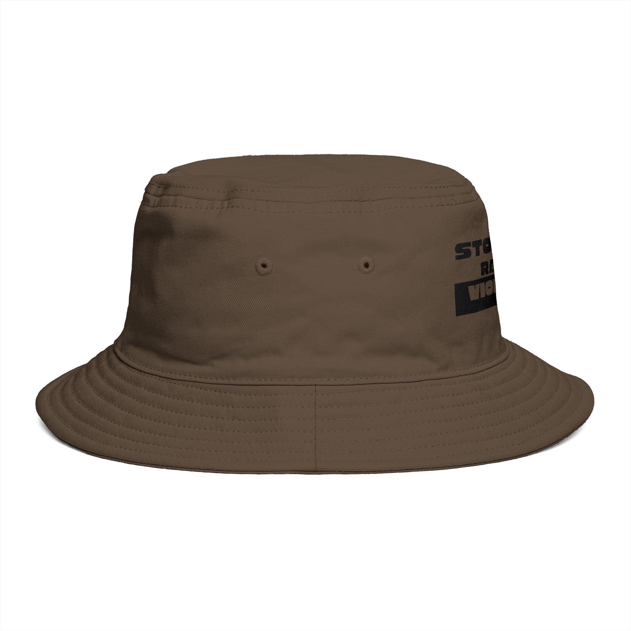 Bucket Hat - "Stop Hate Racism Violence" Anti-Racism Statement Hat
